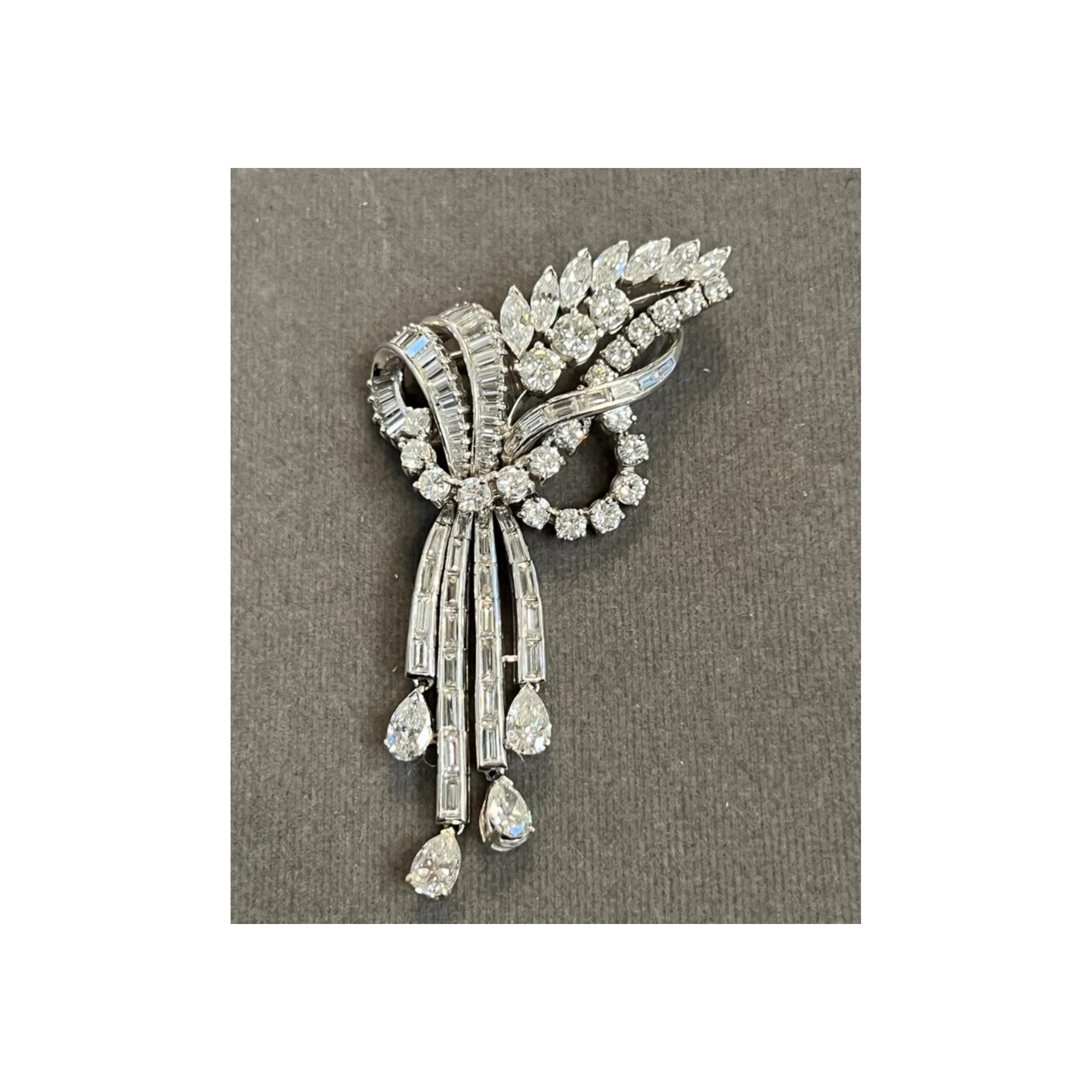 Diamond Cascade Brooch - Image 5