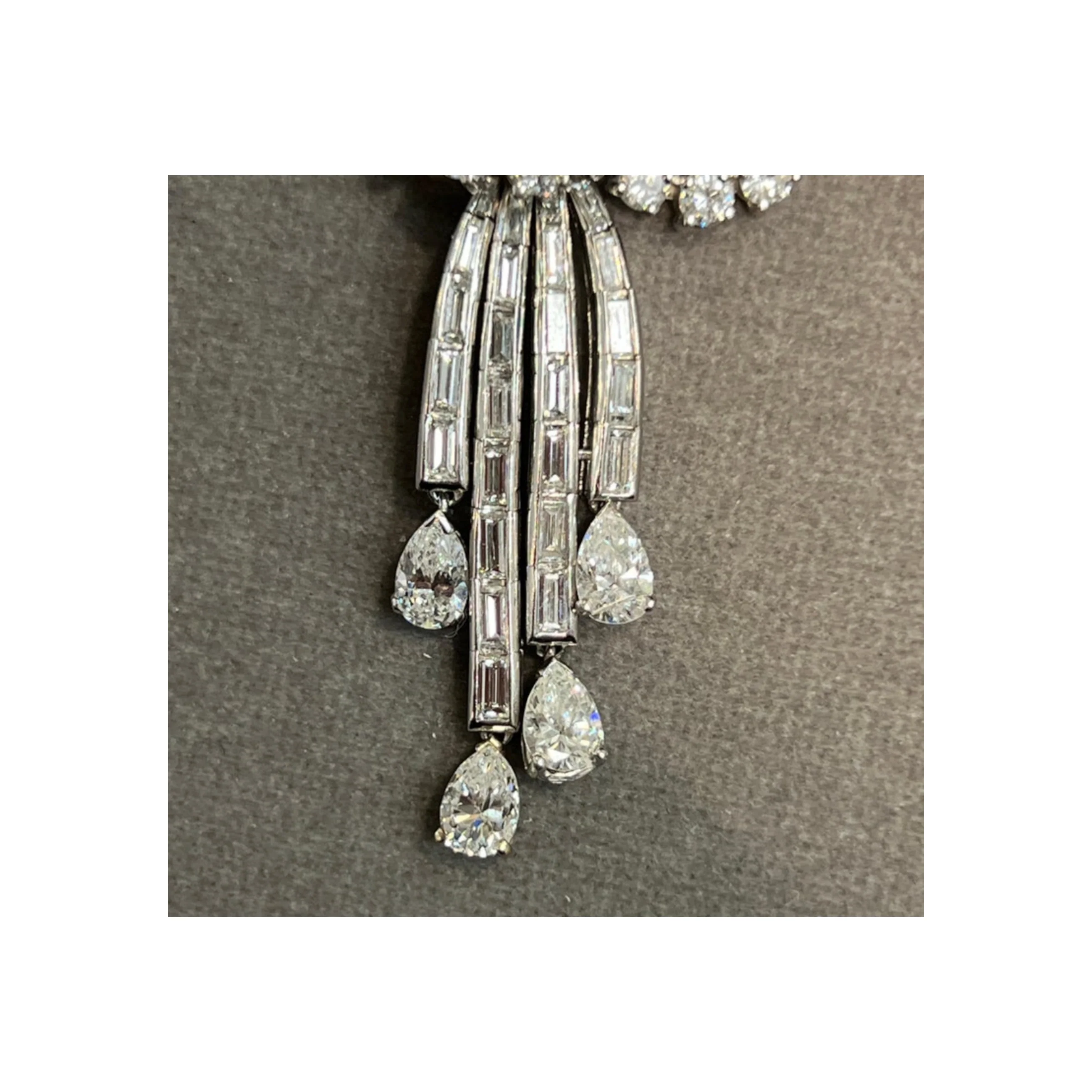 Diamond Cascade Brooch - Image 9