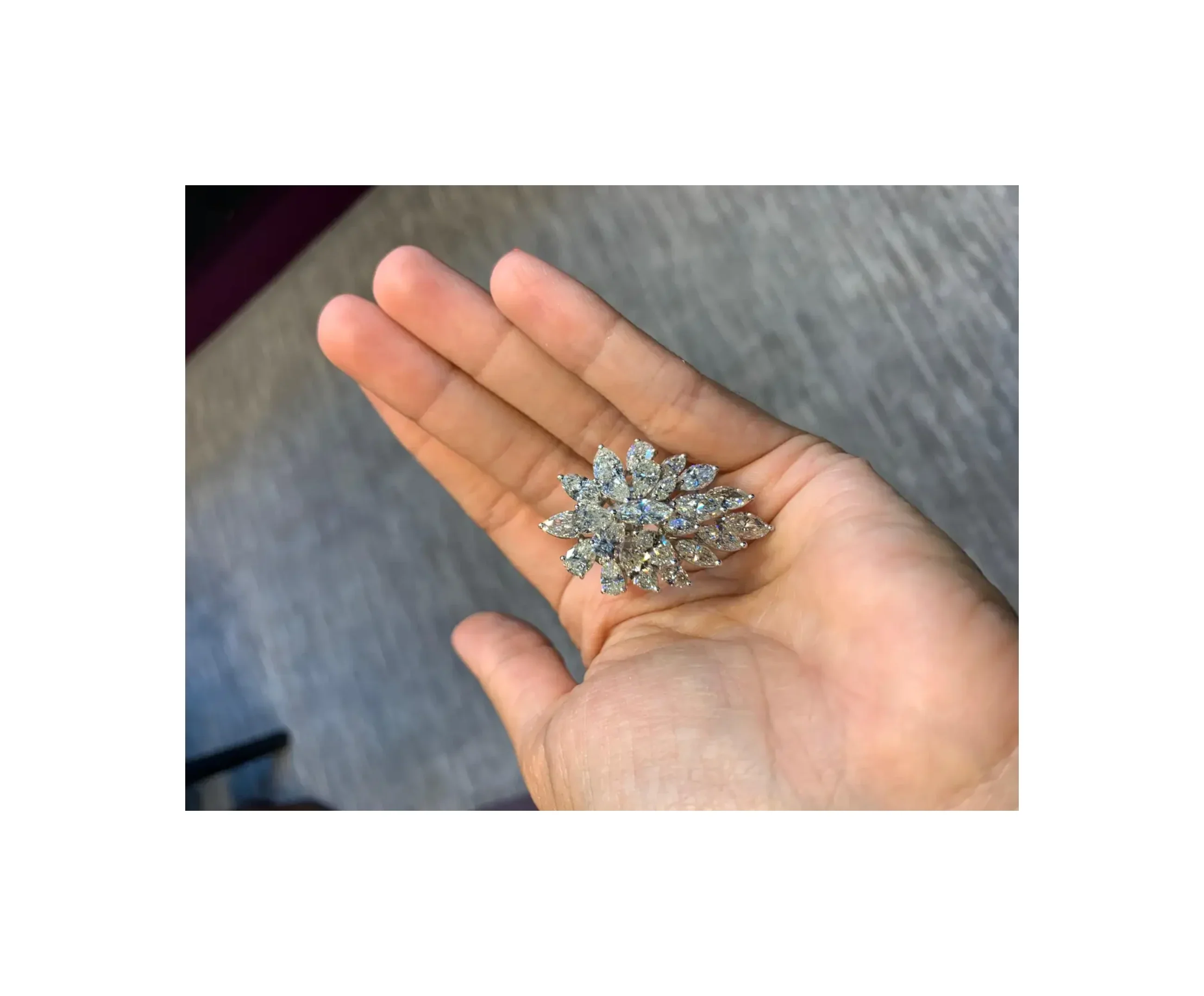Diamond Cluster Ring - Image 10