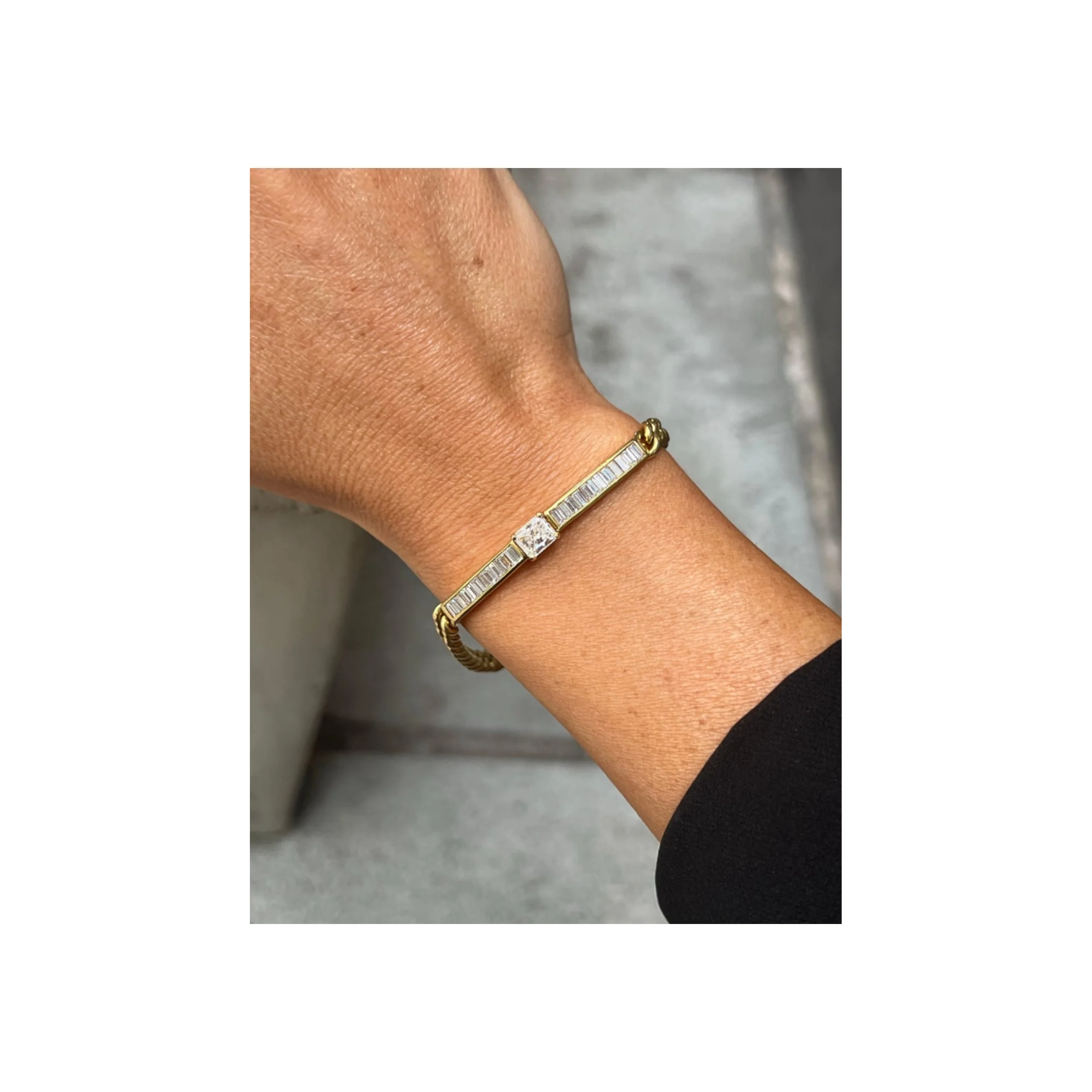 Diamond Cuban Link Bracelet - Image 2