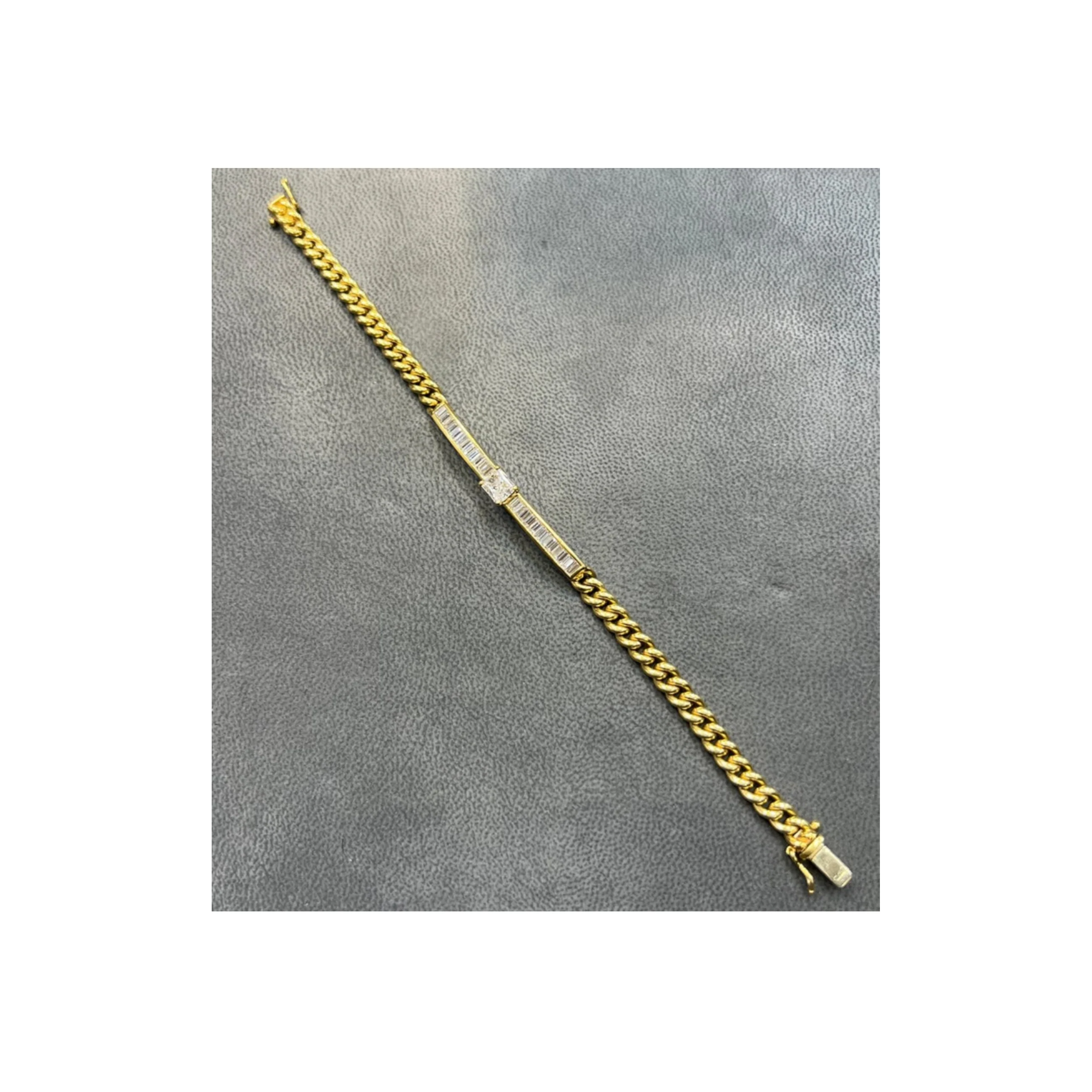 Diamond Cuban Link Bracelet - Image 5