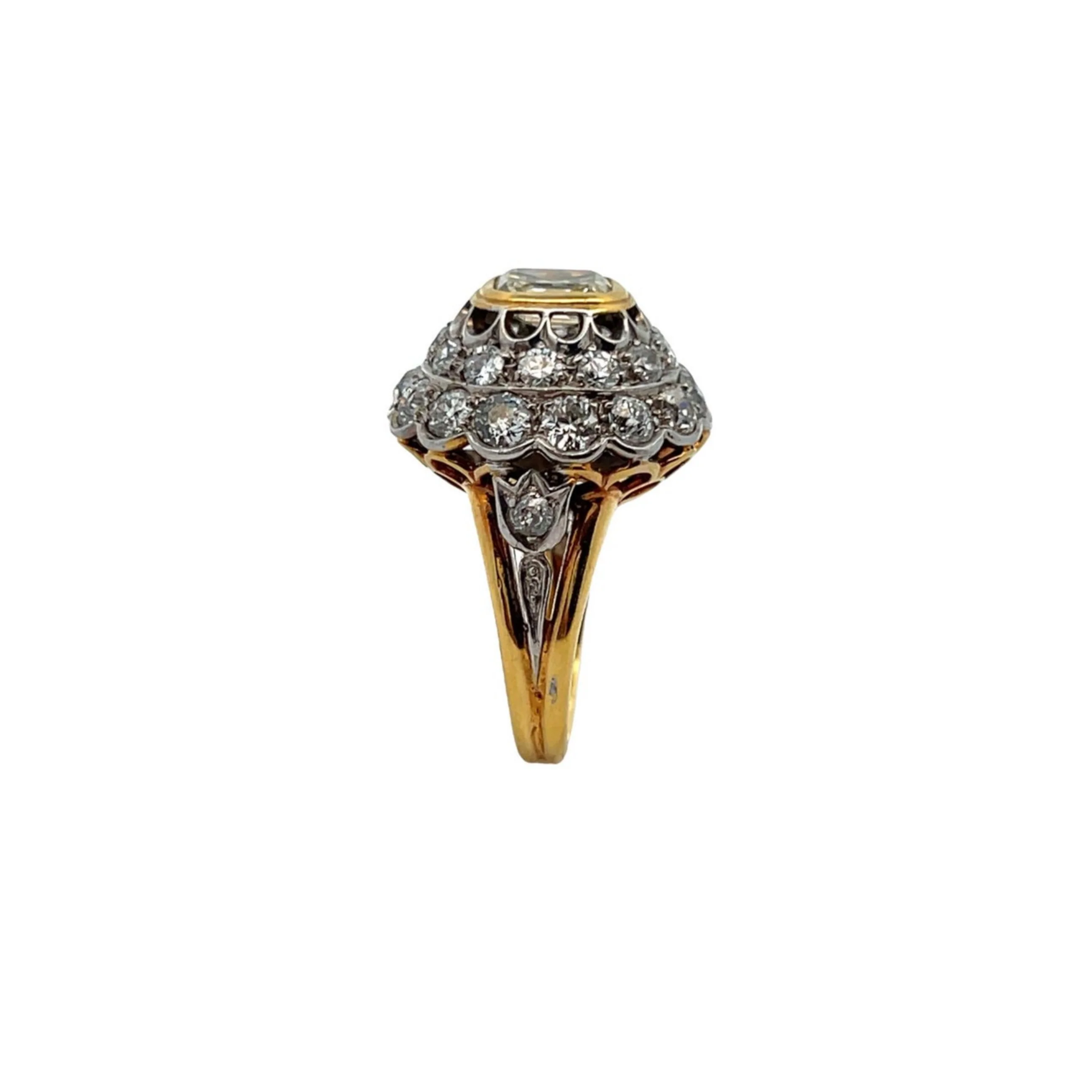 Diamond Dome Cocktail Ring - Image 9