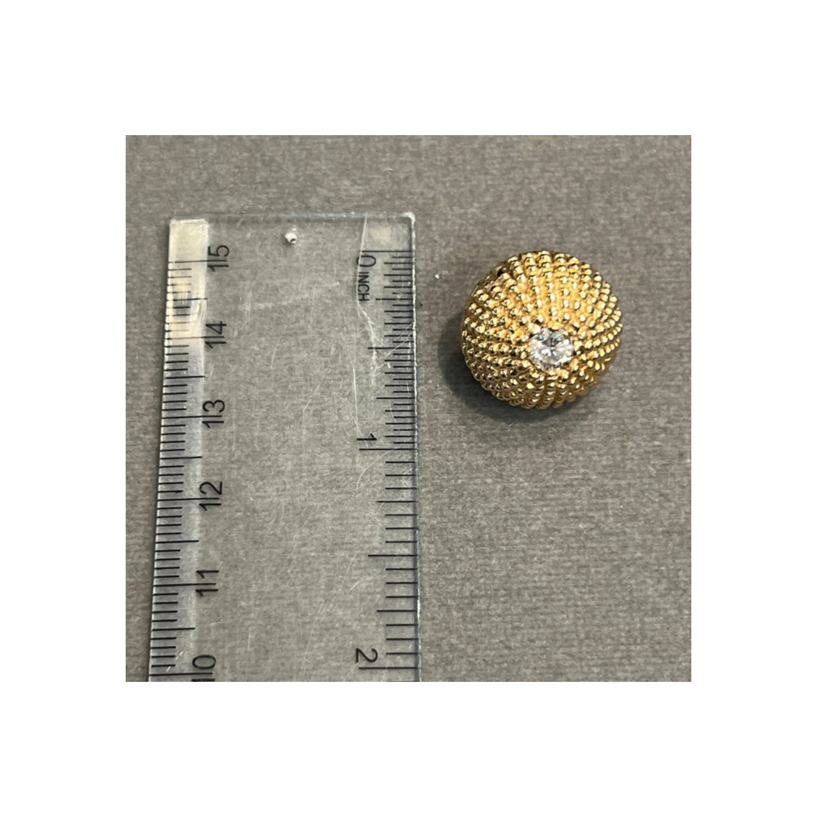 Diamond Dome Earrings - Image 4