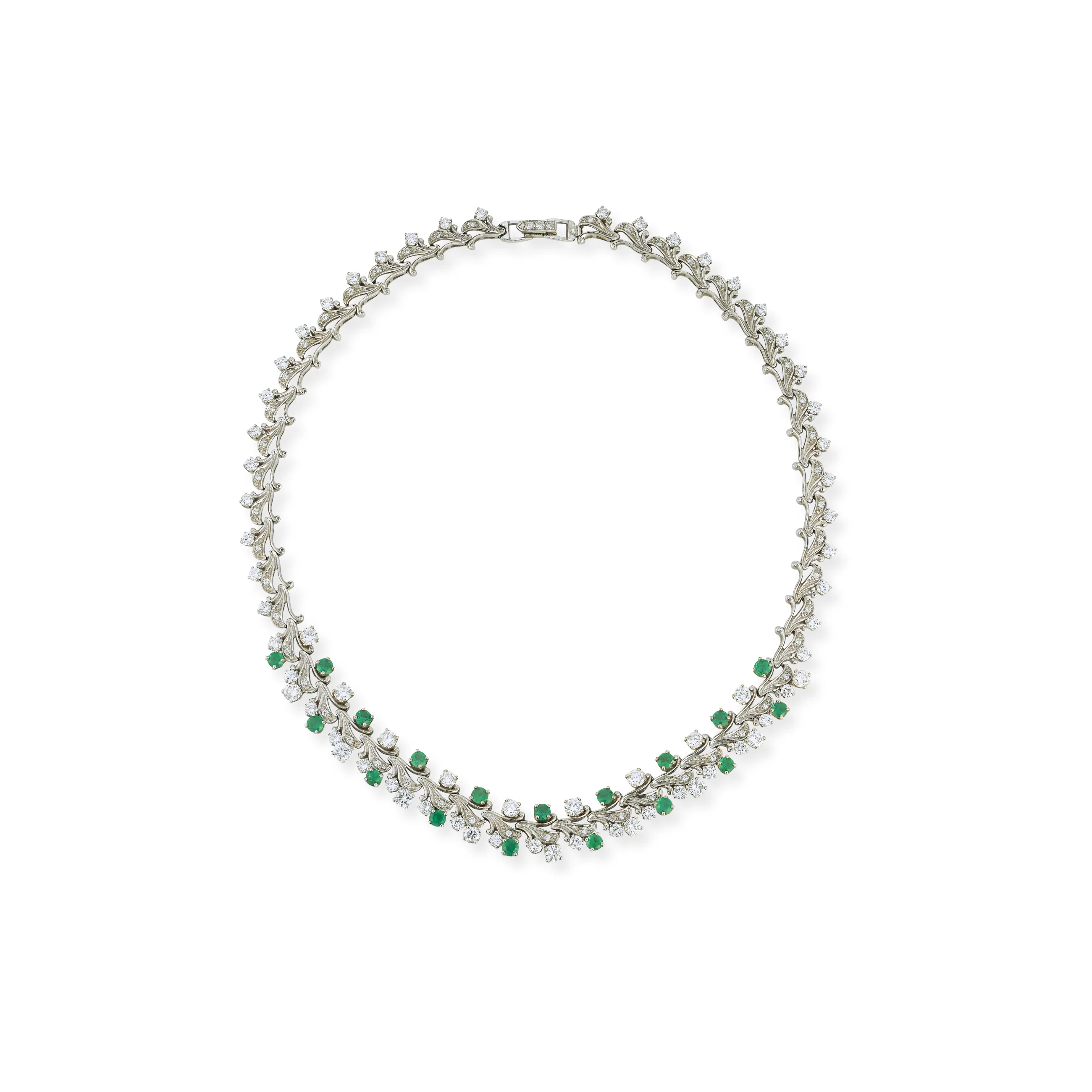 Diamond & Emerald Necklace