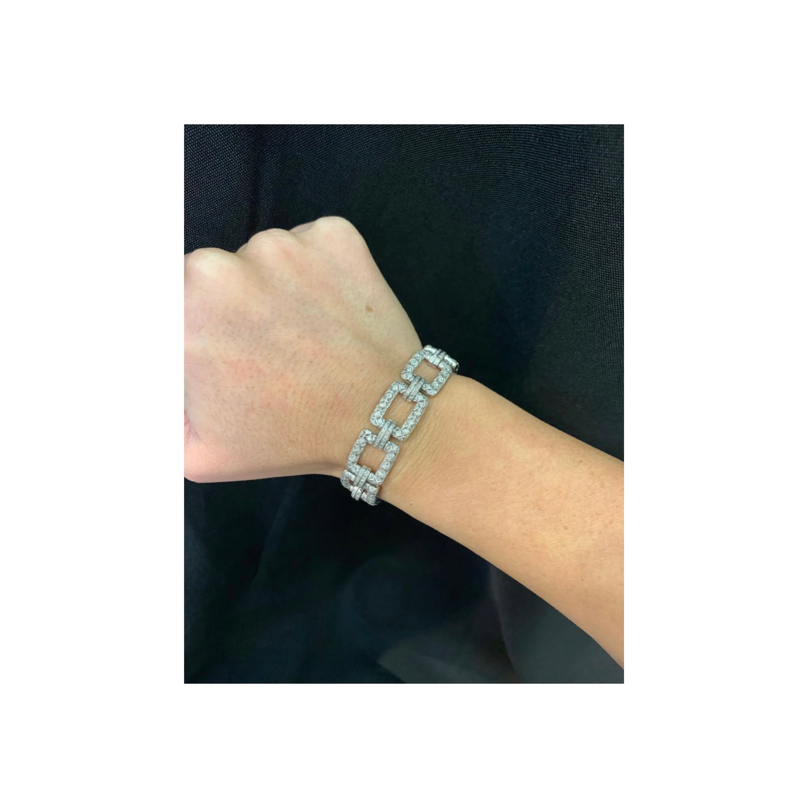Diamond Link Bracelet - Image 2