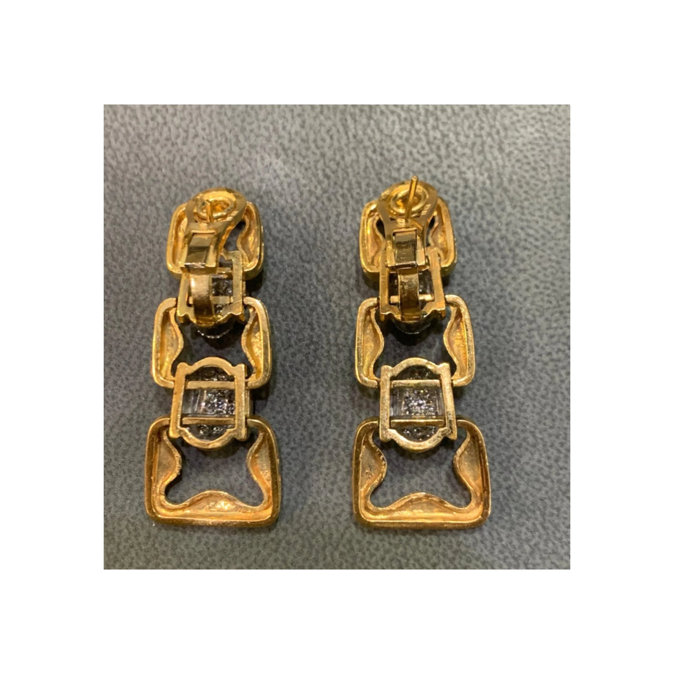 Diamond Link Earrings - Image 6