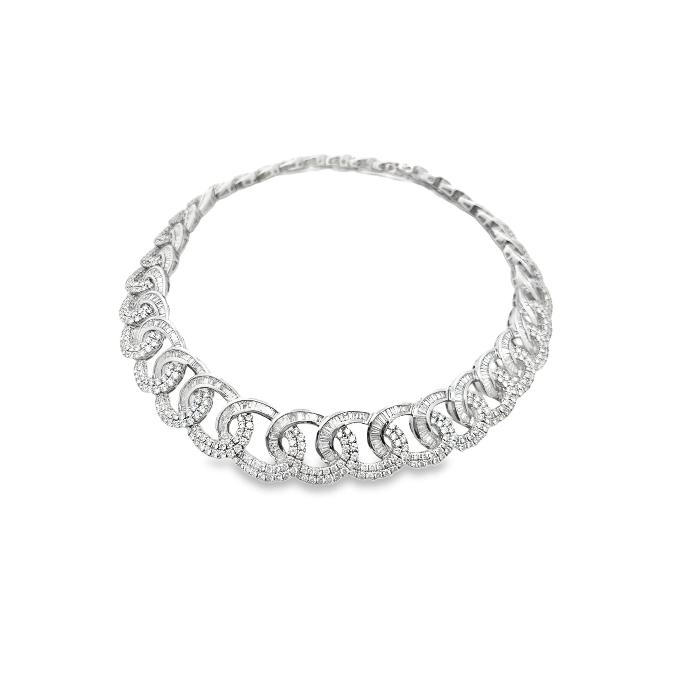 Diamond Necklace & Earrings Set - Image 14