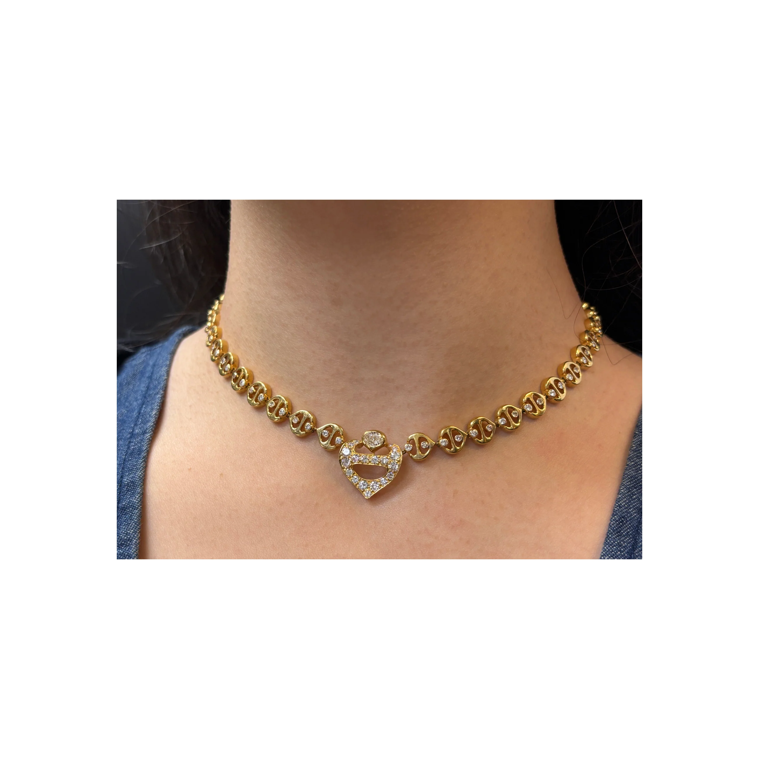 Diamond Link Necklace - Image 2