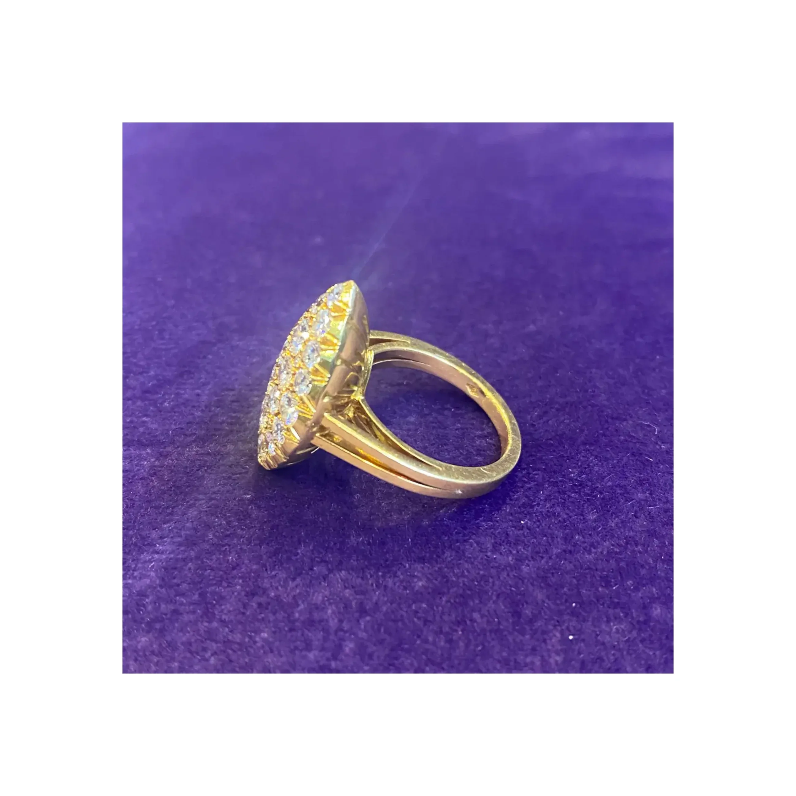 Diamond Navette Ring - Image 4