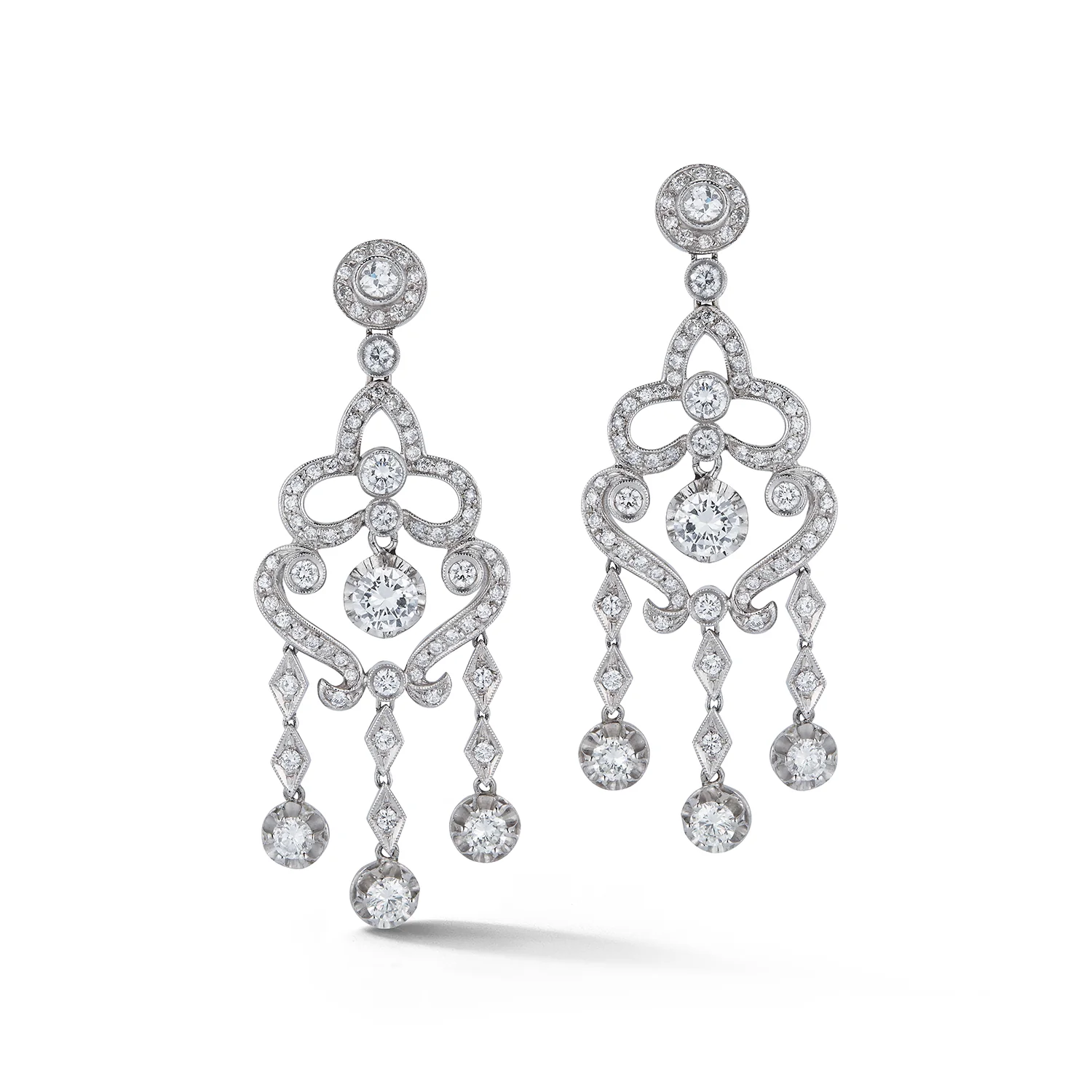 Diamond Chandelier Earrings