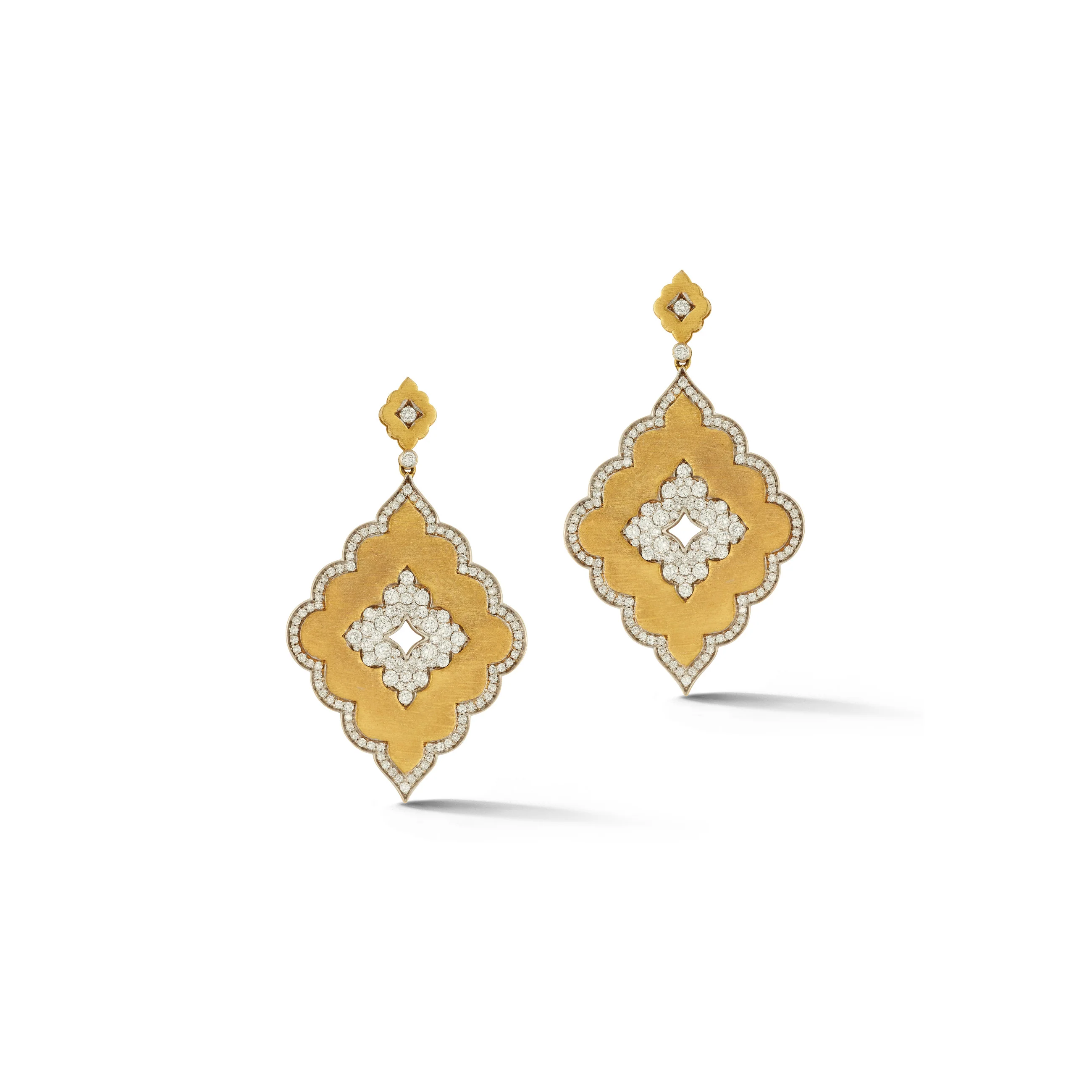 Diamond Pendant Earrings