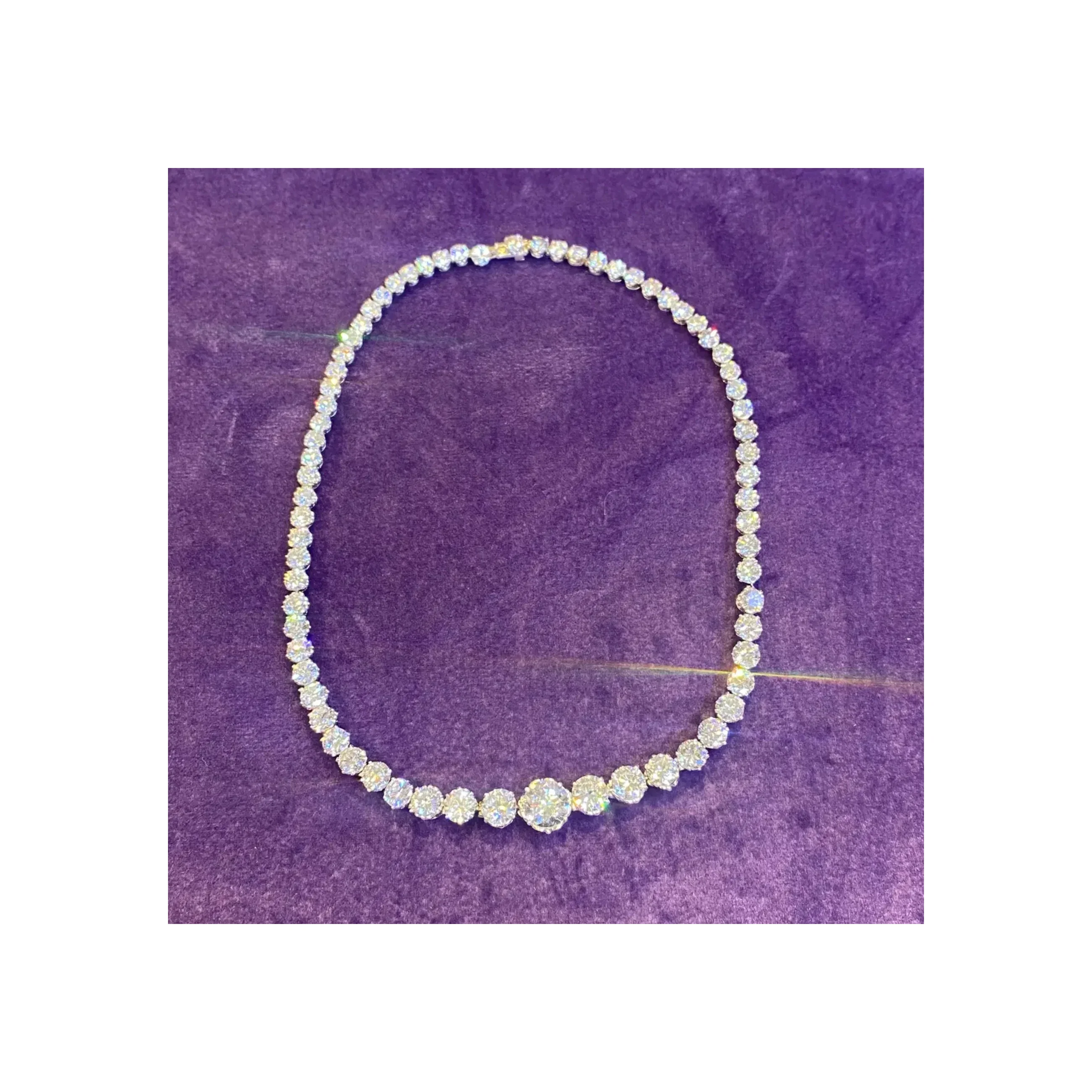 Diamond Rivière Necklace - Image 6