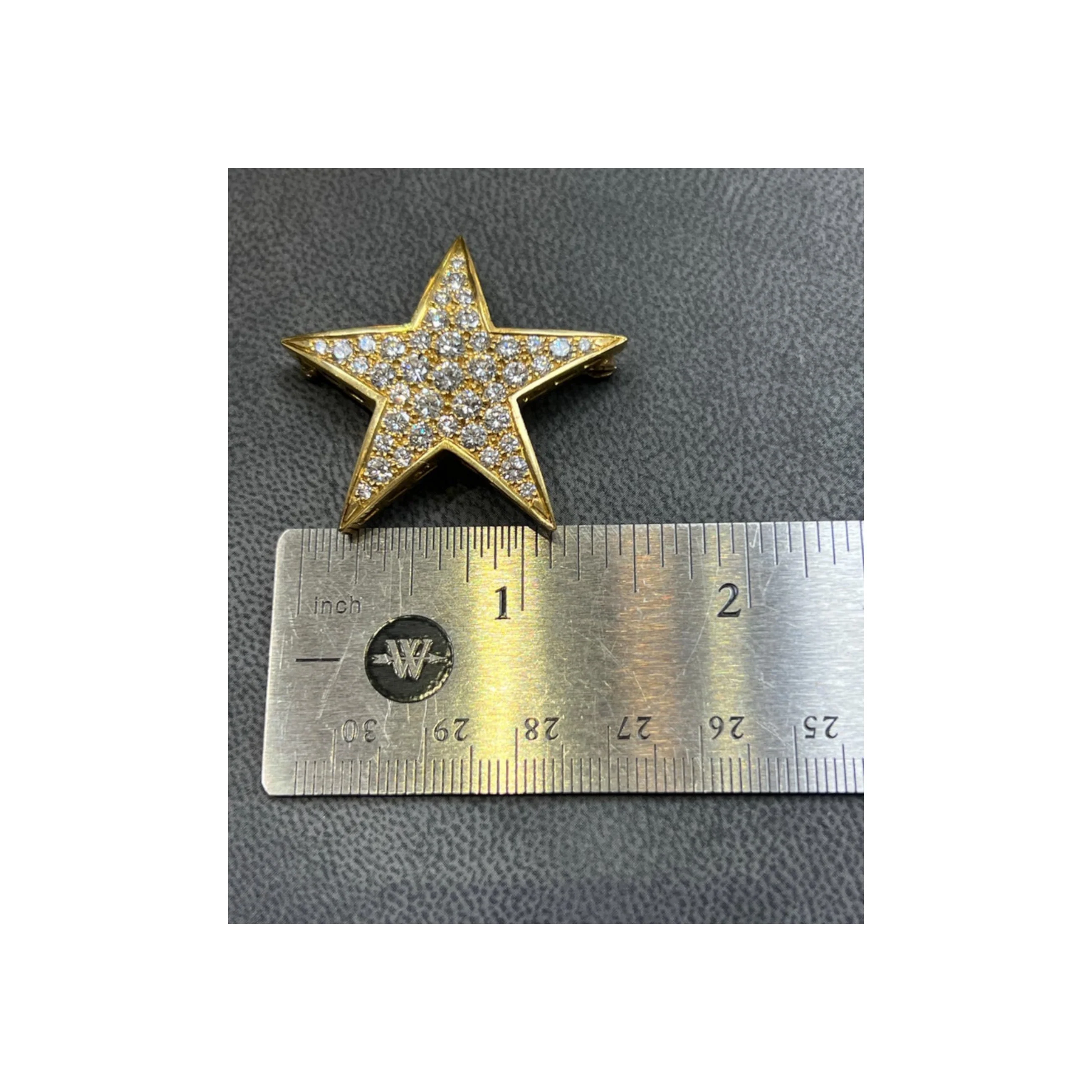 Diamond Star Brooch - Image 6