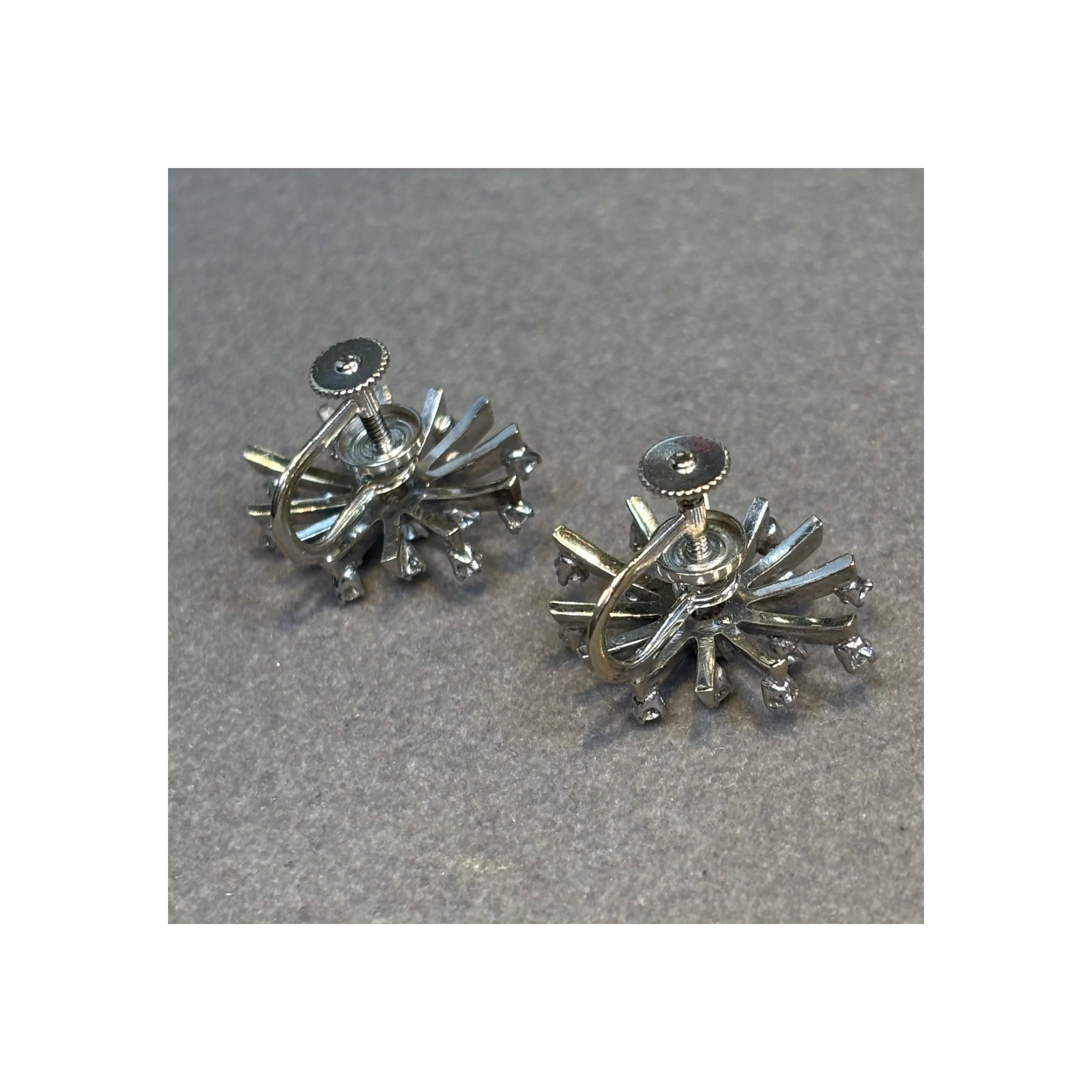 Diamond Starburst Earrings - Image 7