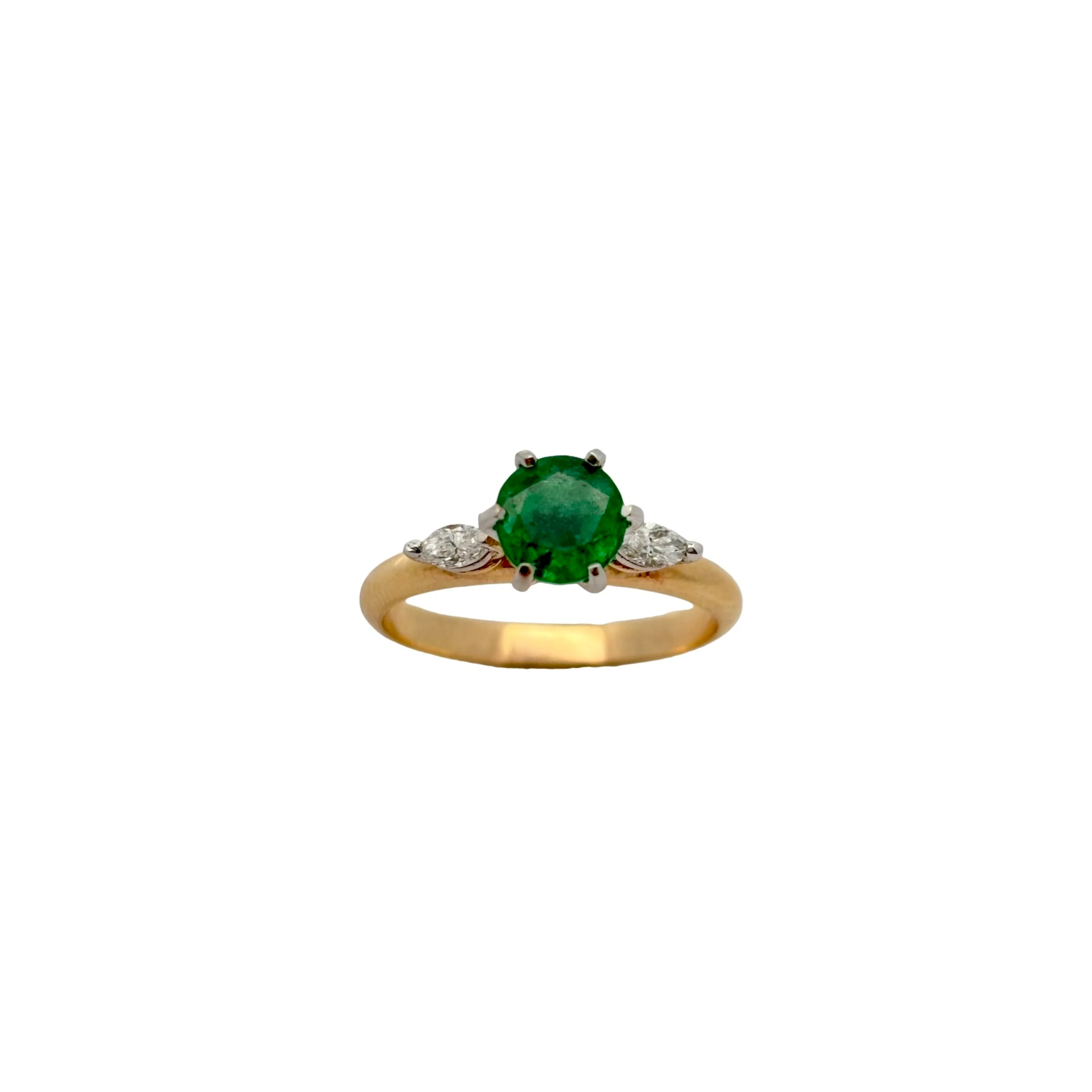 Emerald and Diamond Ring