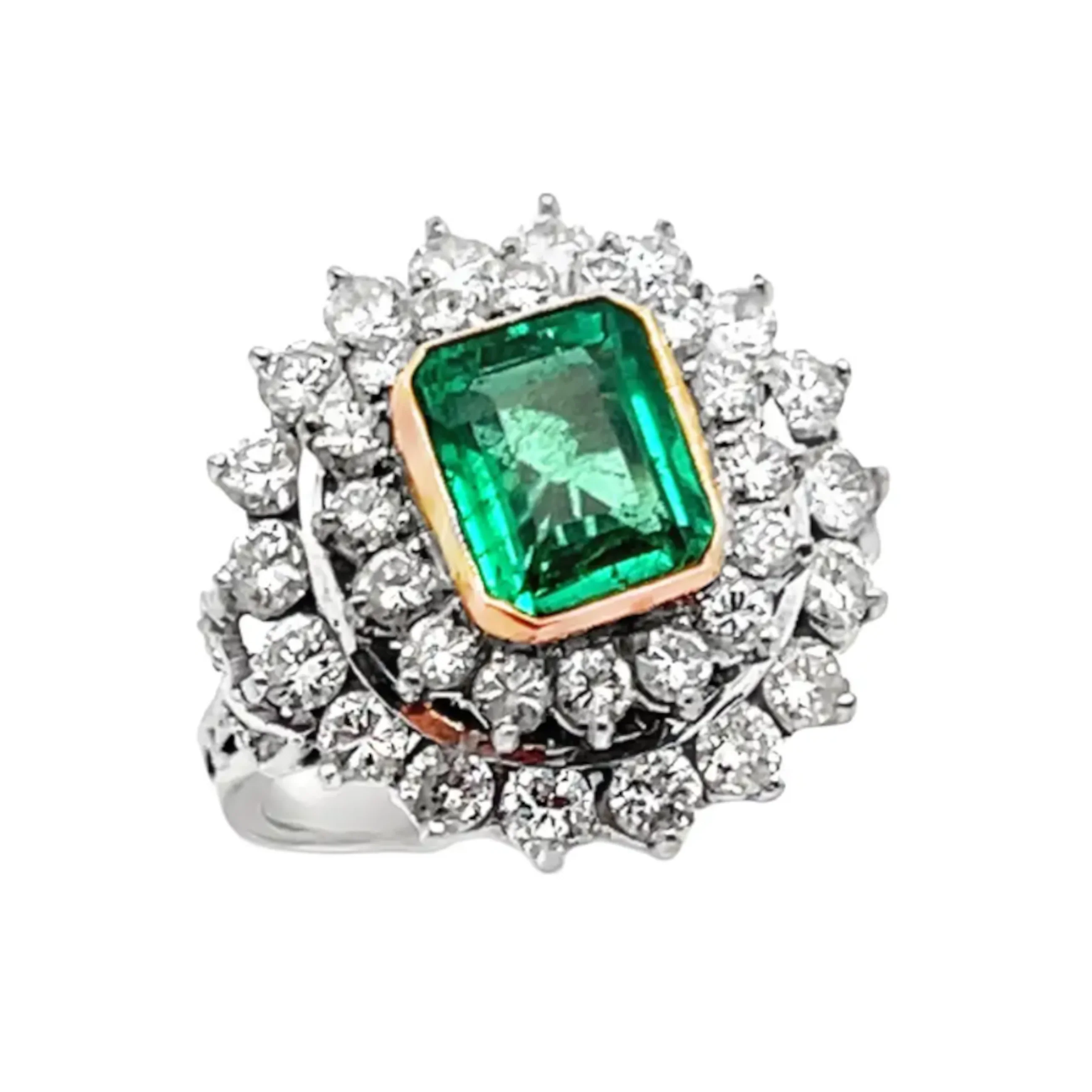 Emerald & Diamond Ring