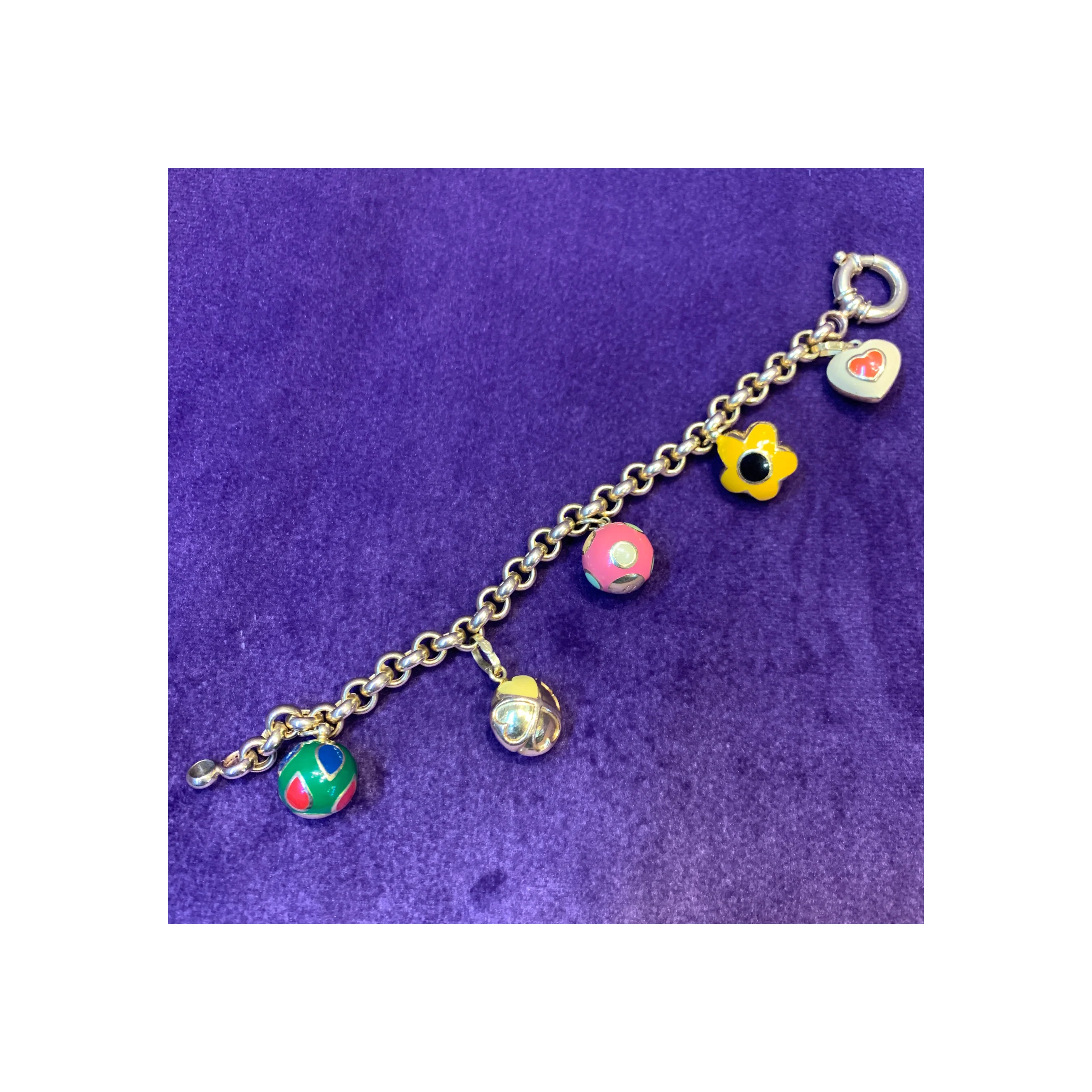 Enamel Charm Bracelet - Image 5