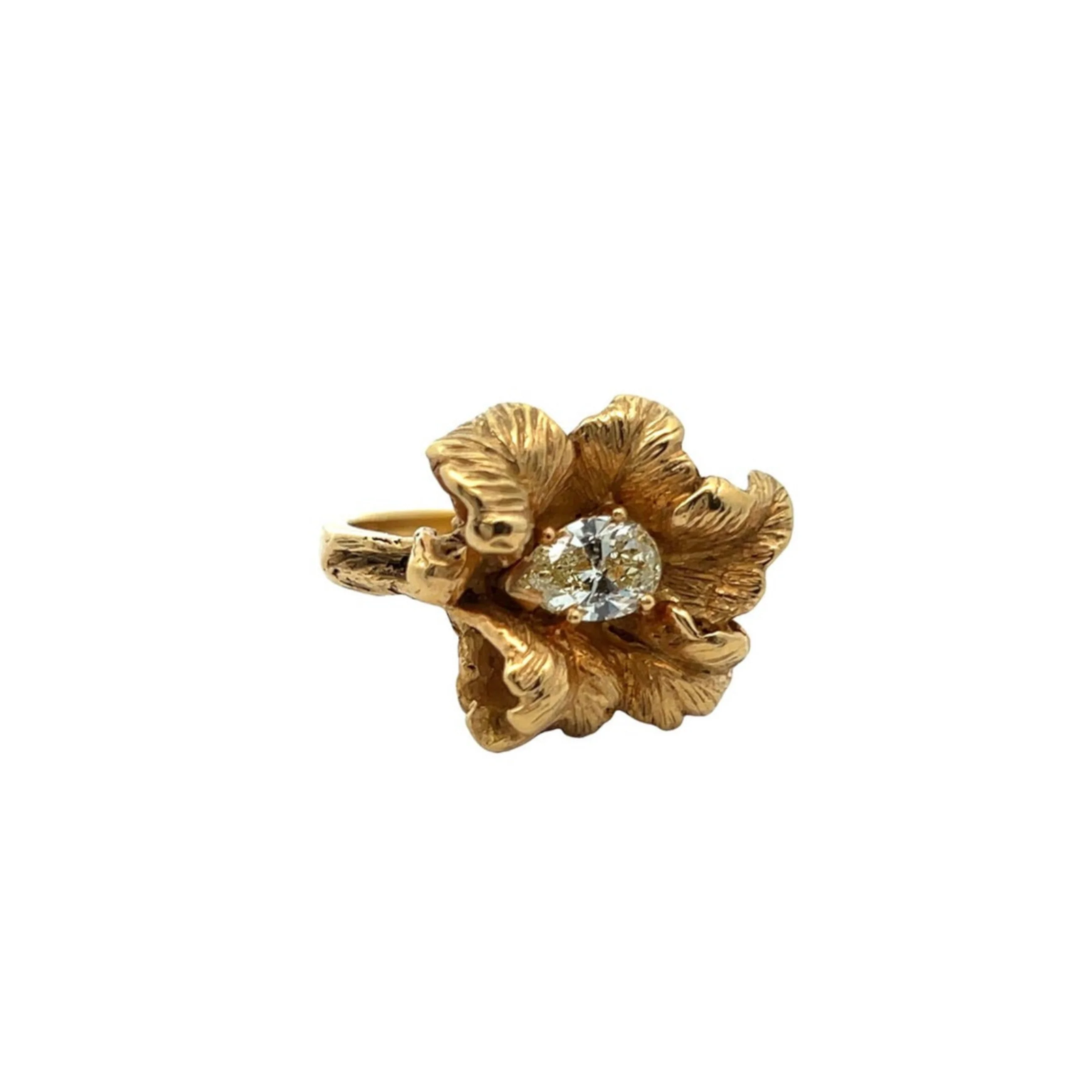 Floral Diamond Ring - Image 7
