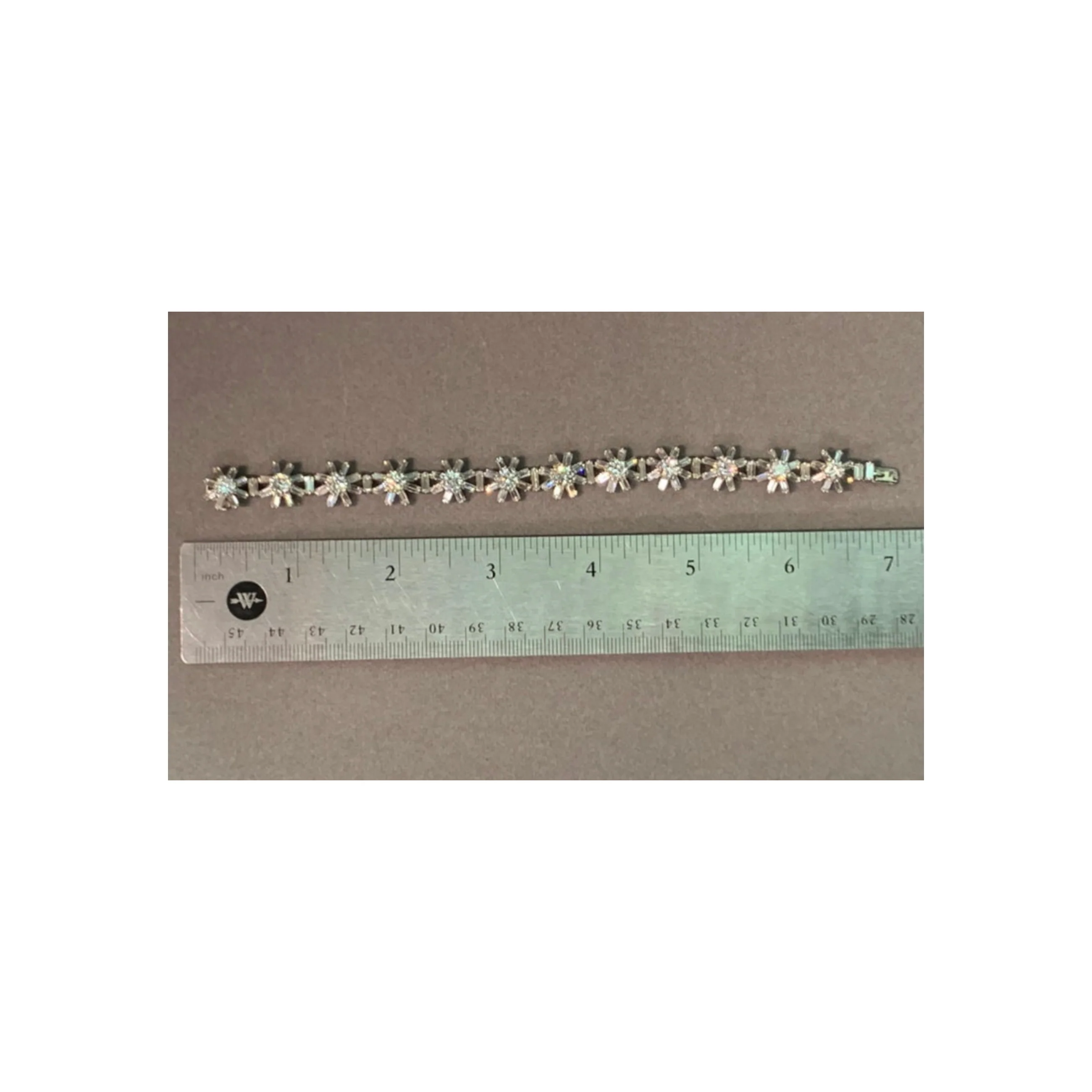 French Diamond Snowflake Bracelet - Image 4