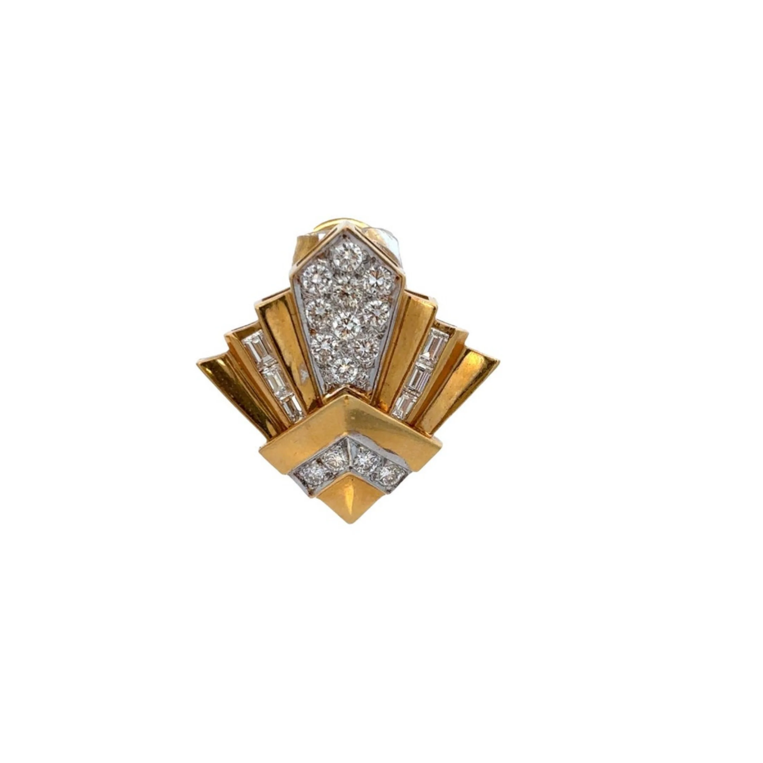 Geometric Diamond Earrings - Image 8