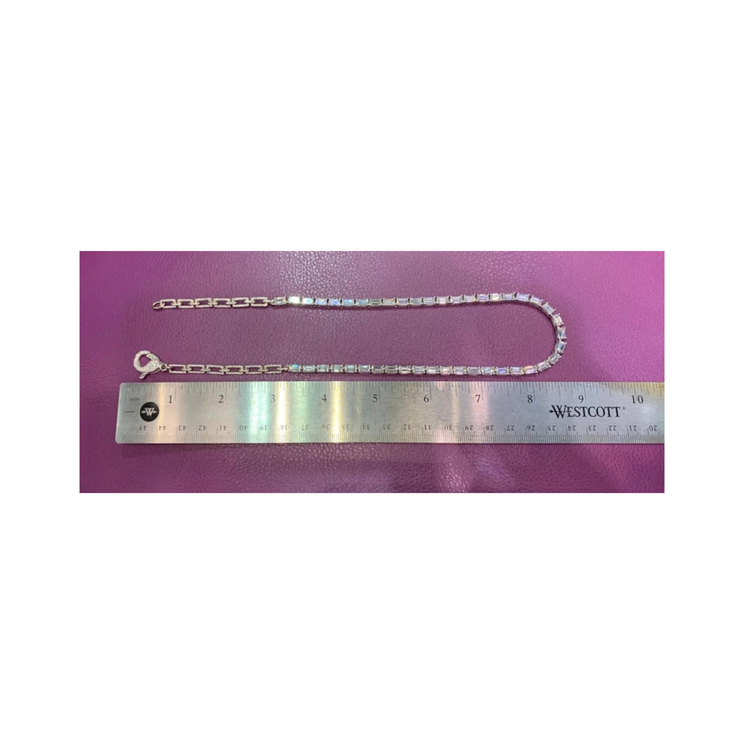 GIA Certified 21.69 Ct Emerald Cut Diamond Necklace - Image 9