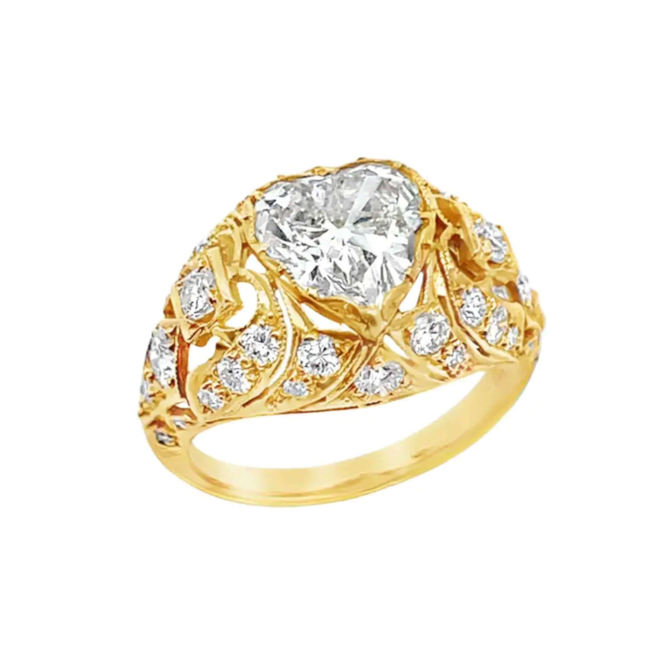 Heart Shape Diamond Ring