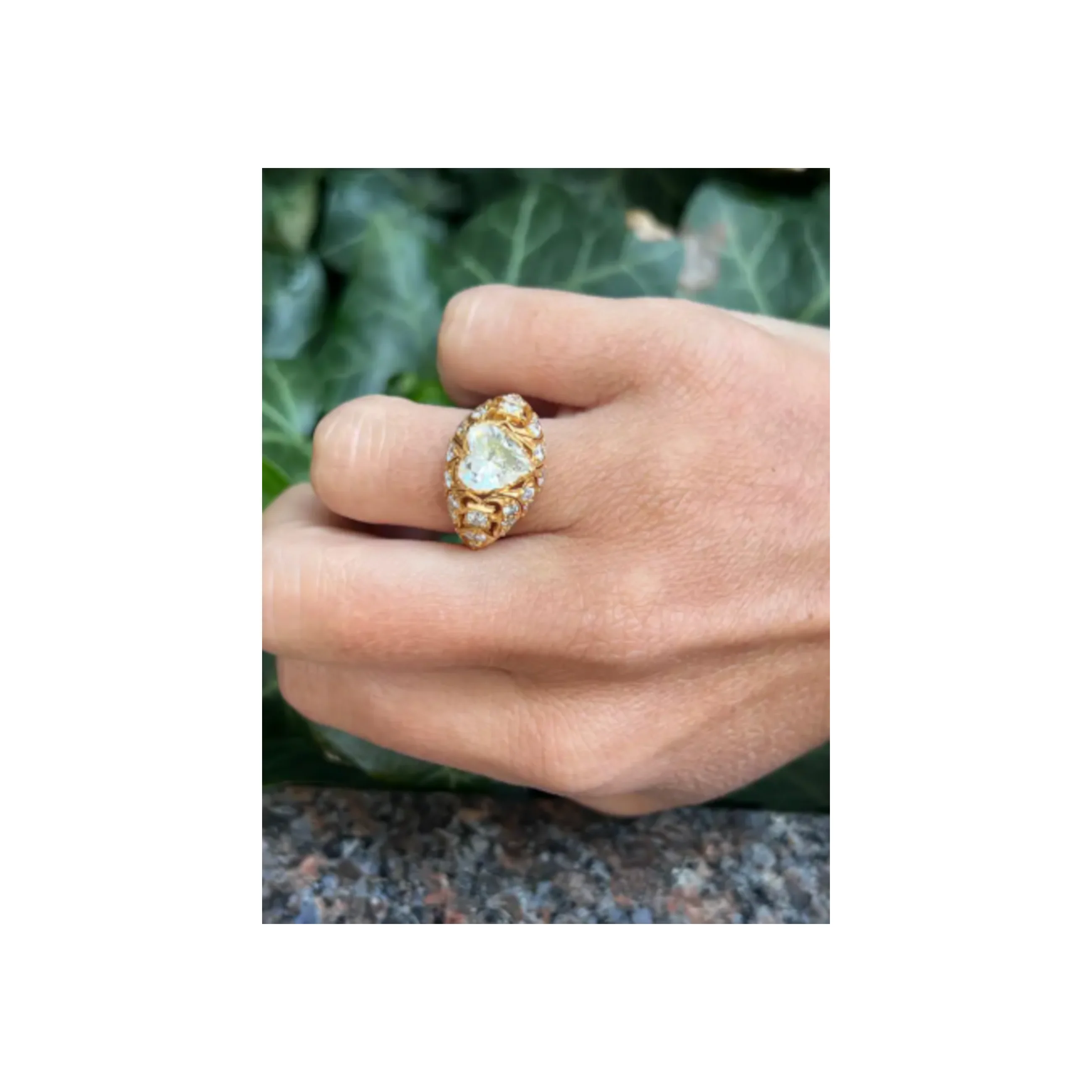 Heart Shape Diamond Ring - Image 2