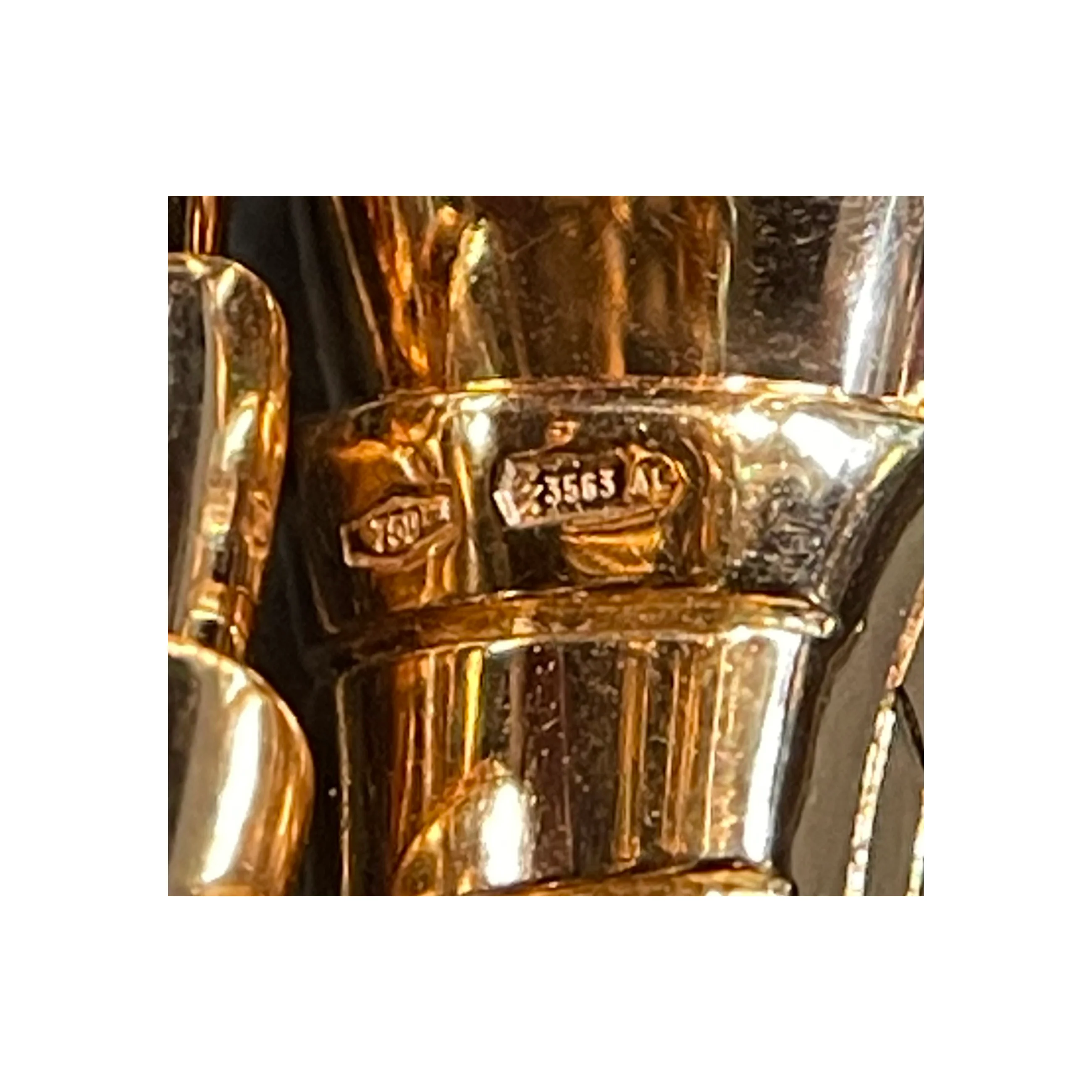 Illario Rose Gold and Diamond Snake Bracelet - Image 4