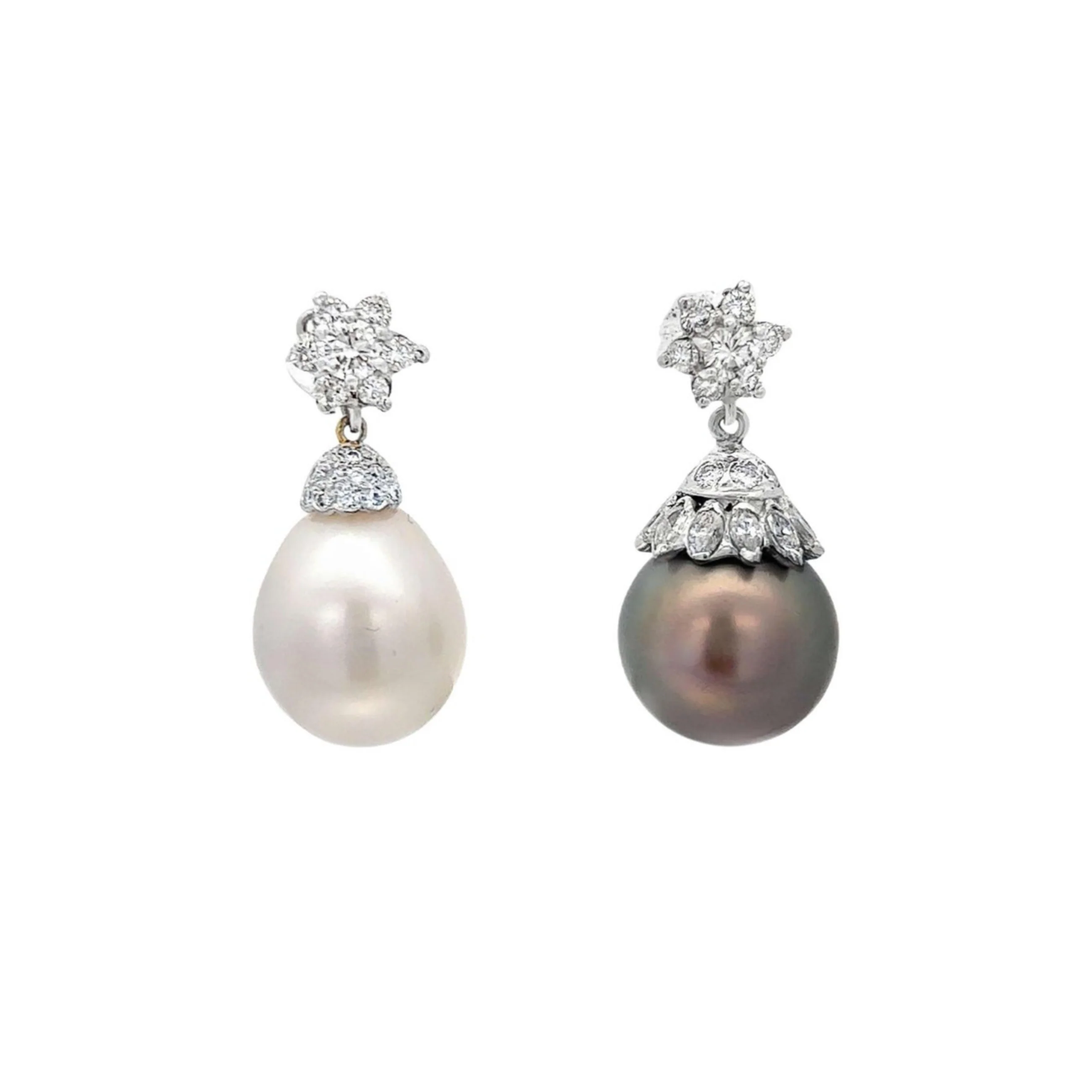 Interchangeable Pearl Earrings