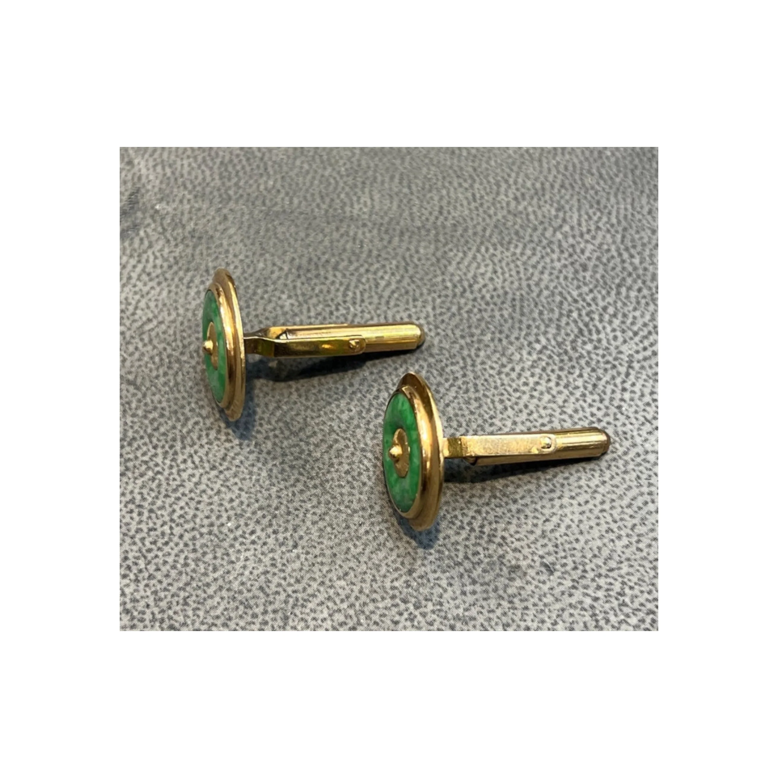 Jade Disc Cufflinks - Image 7