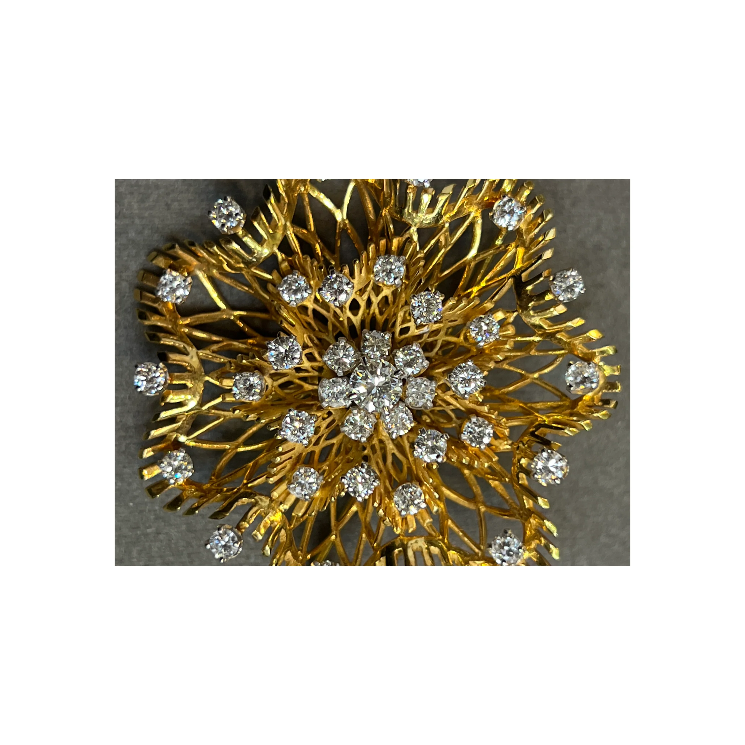 Lace Diamond Brooch - Image 7
