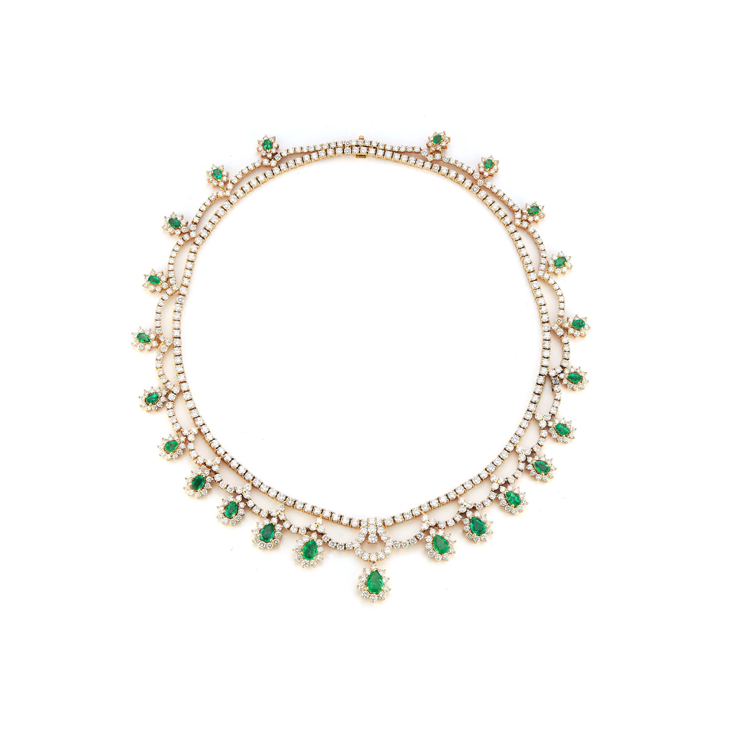 Magnificent Emerald & Diamond Necklace