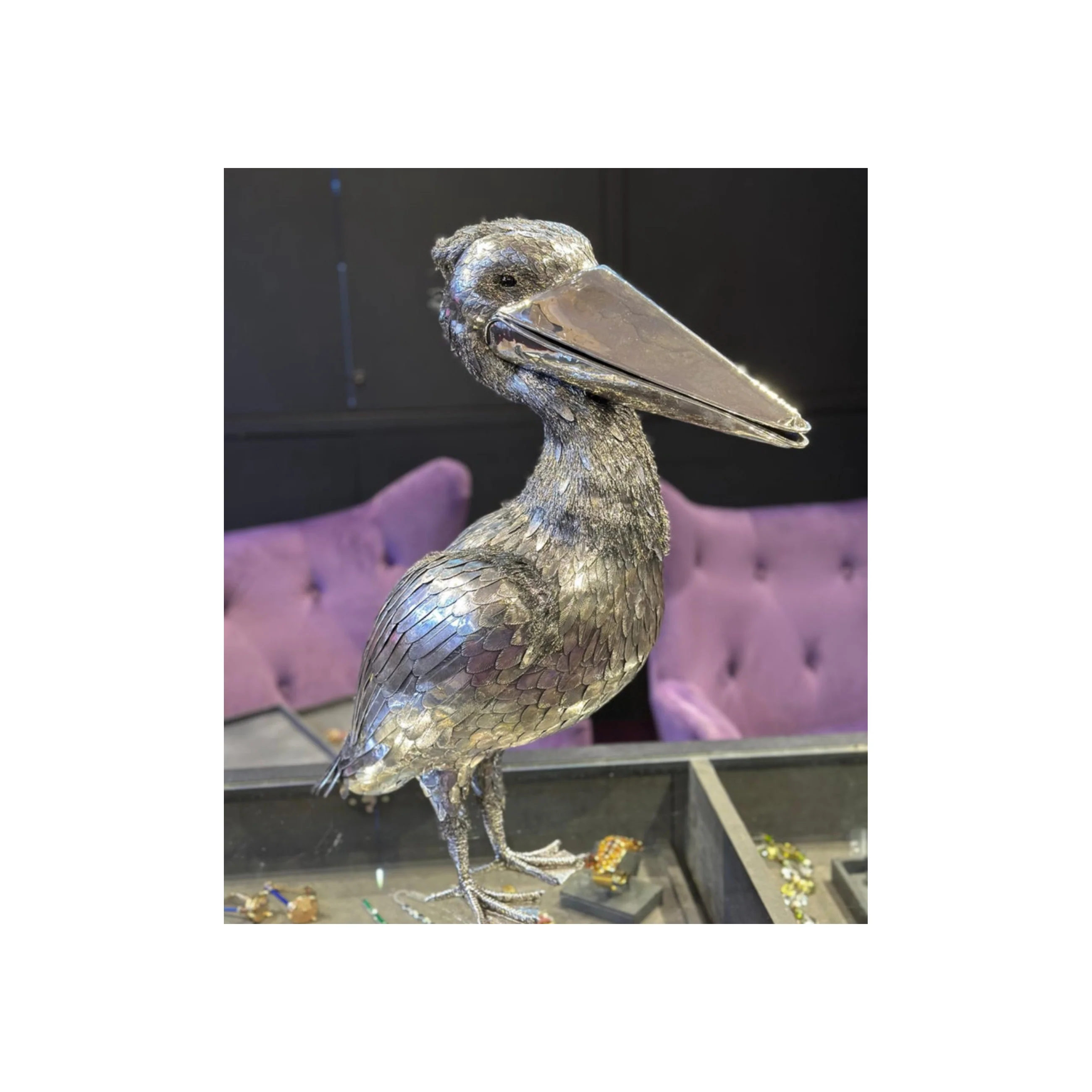 Mario Buccellati Large Size Silver Pelican - Image 13