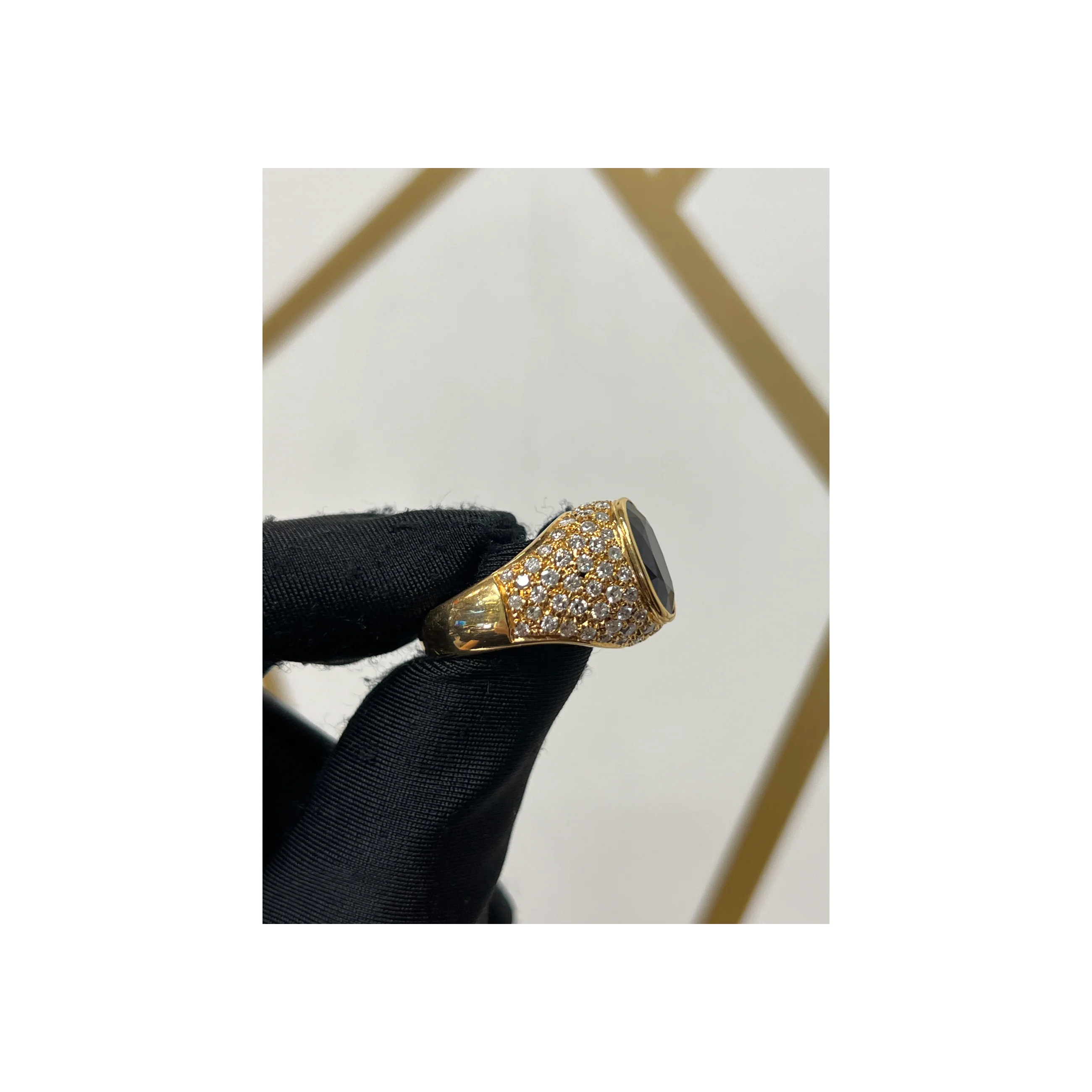 Men's Sapphire Ring - Image 5