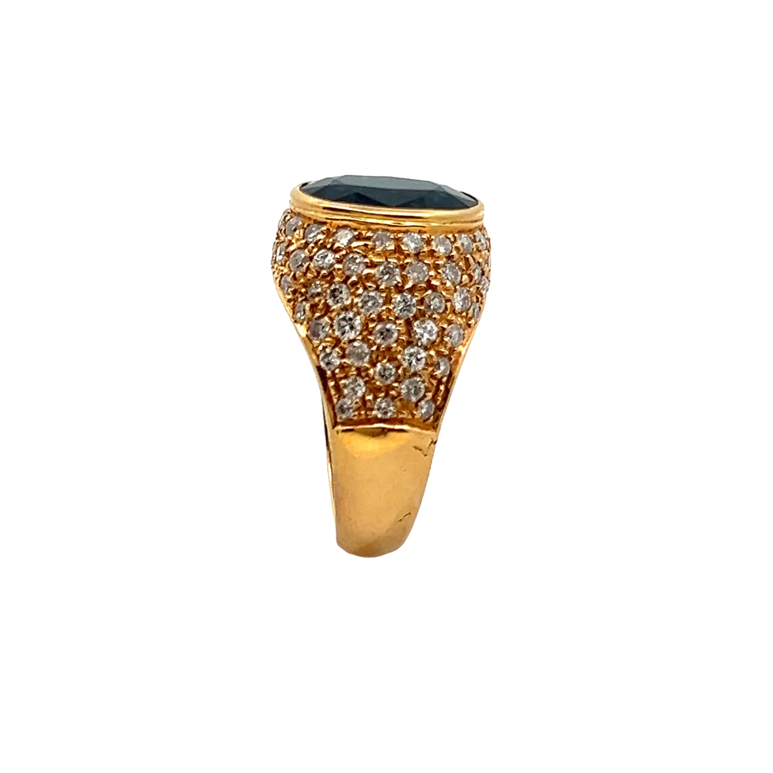 Men's Sapphire Ring - Image 7