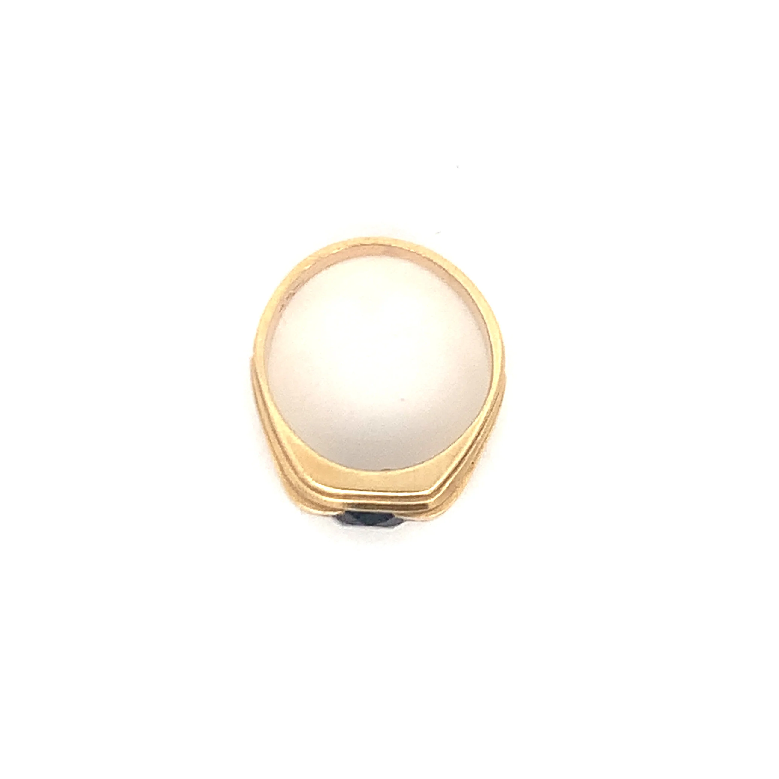 Men's Sapphire Ring - Image 5