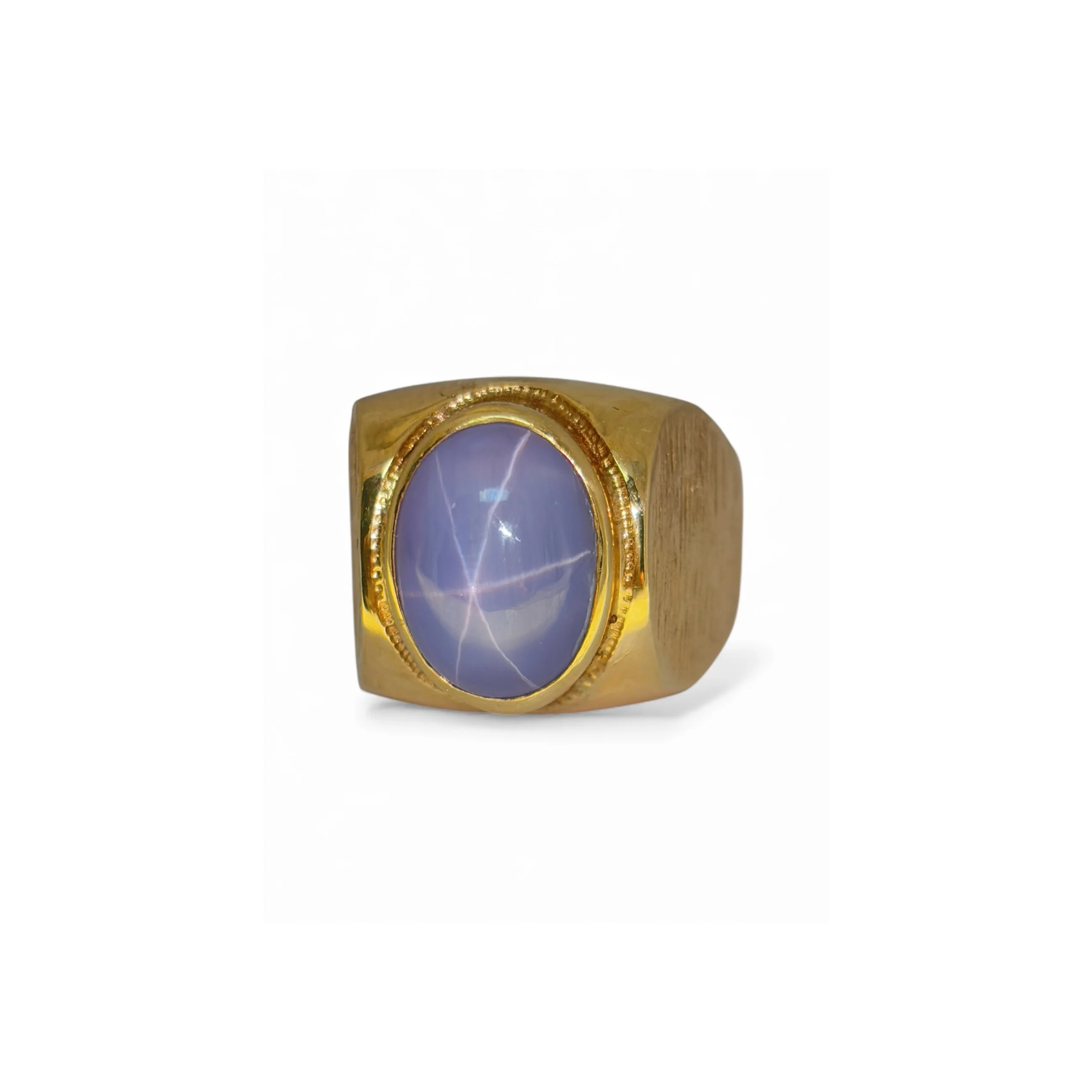 Men's Star Sapphire Ring - Image 9