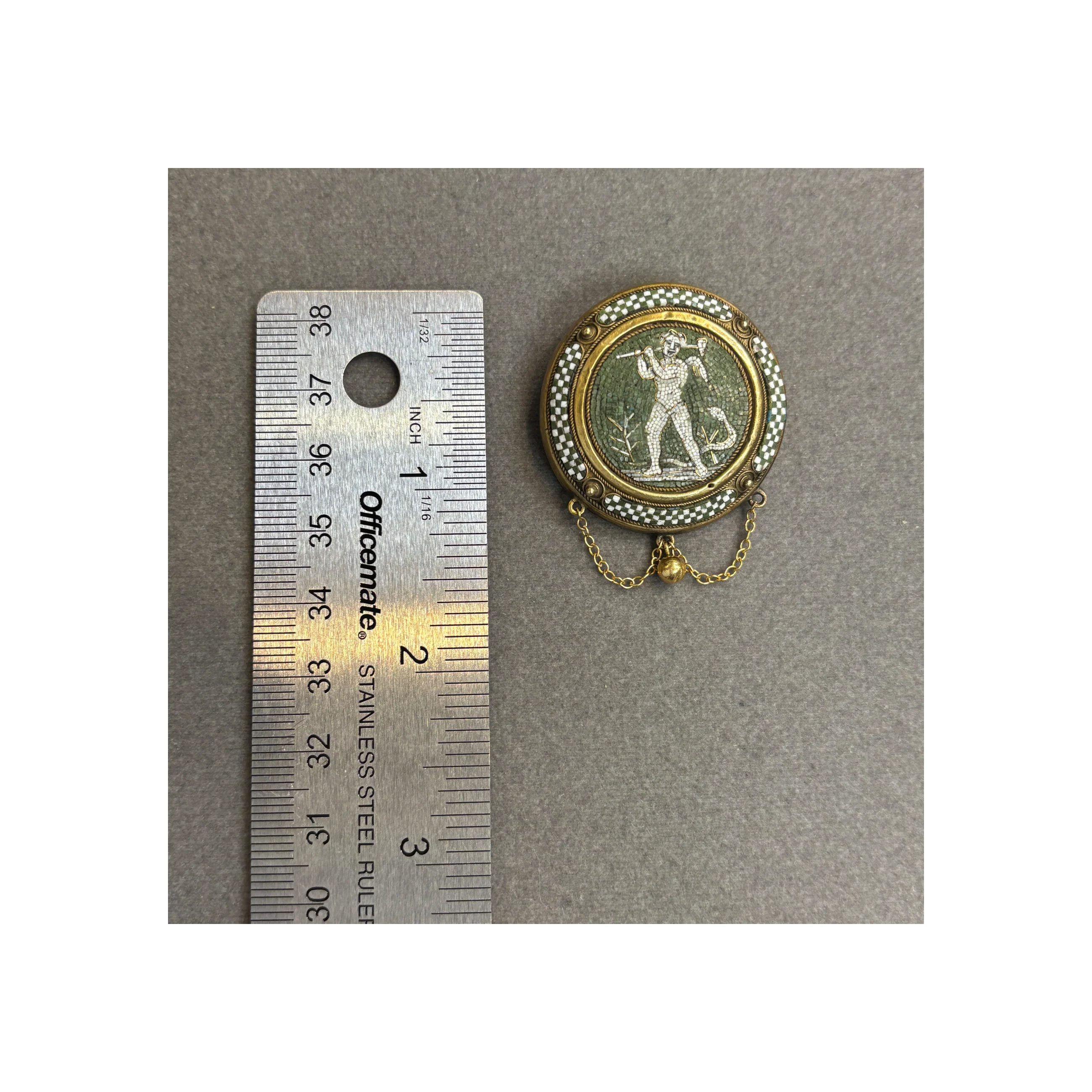 Micro Mosaic Brooch - Image 3
