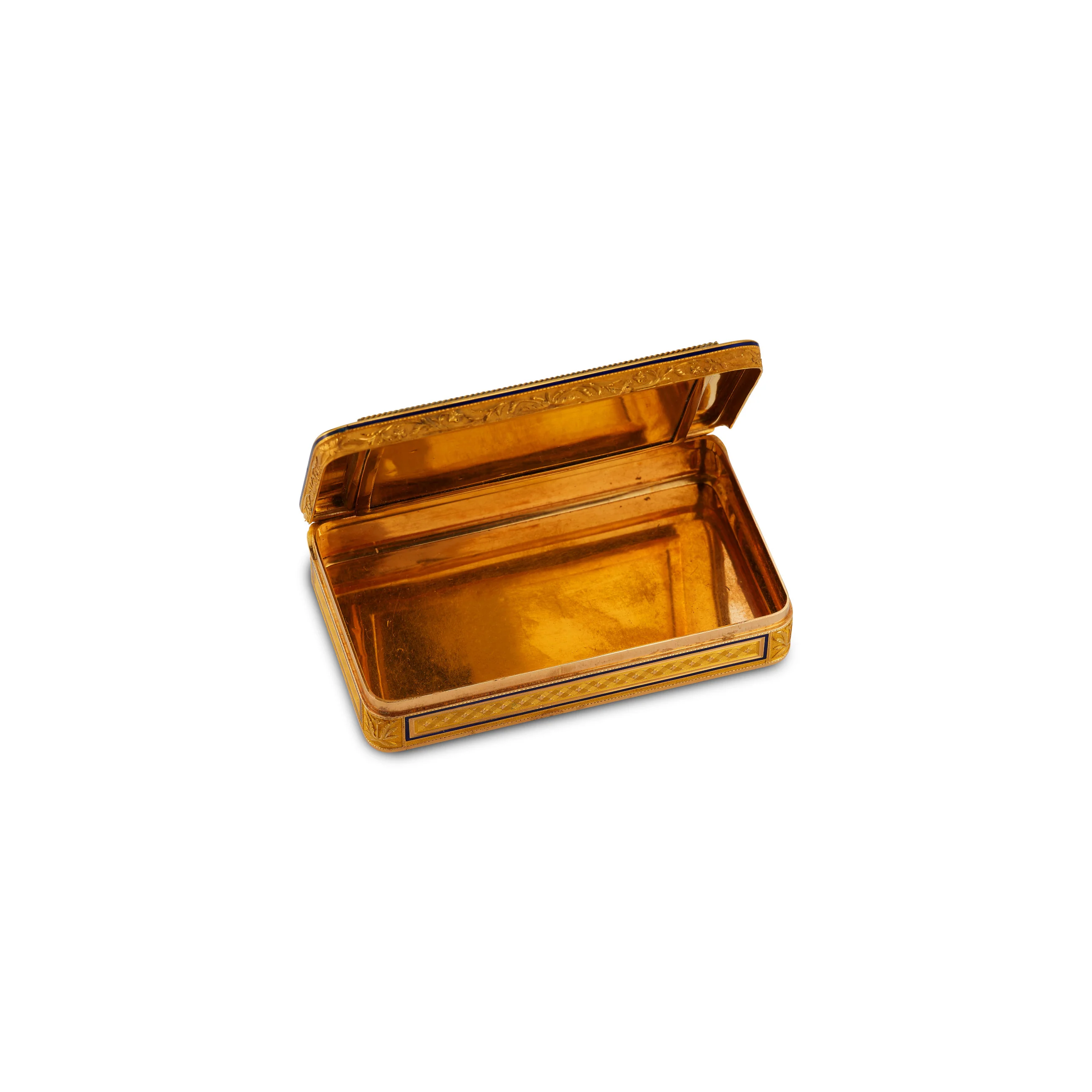 Micro Mosaic Gold Snuff Box - Image 3