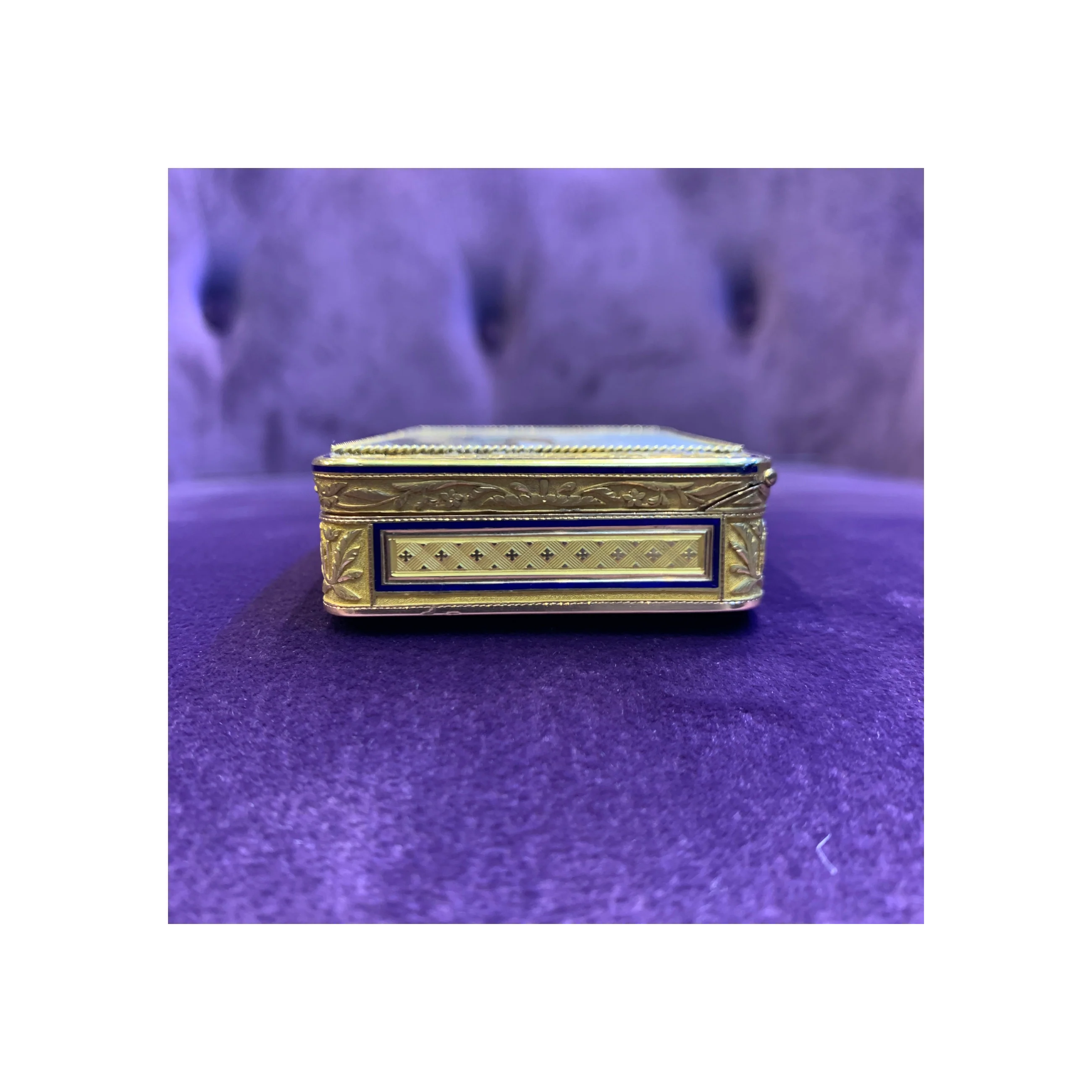 Micro Mosaic Gold Snuff Box - Image 6