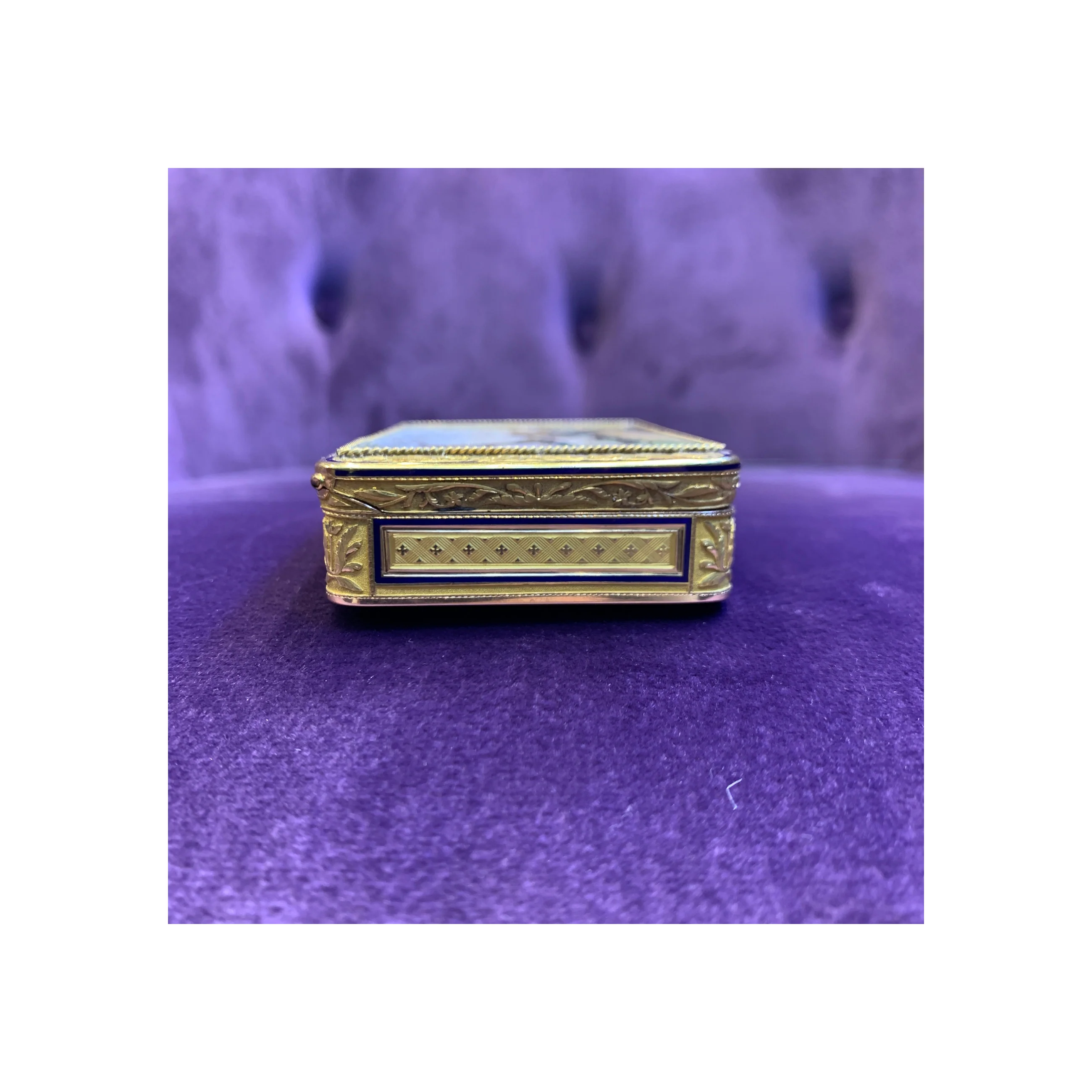 Micro Mosaic Gold Snuff Box - Image 8