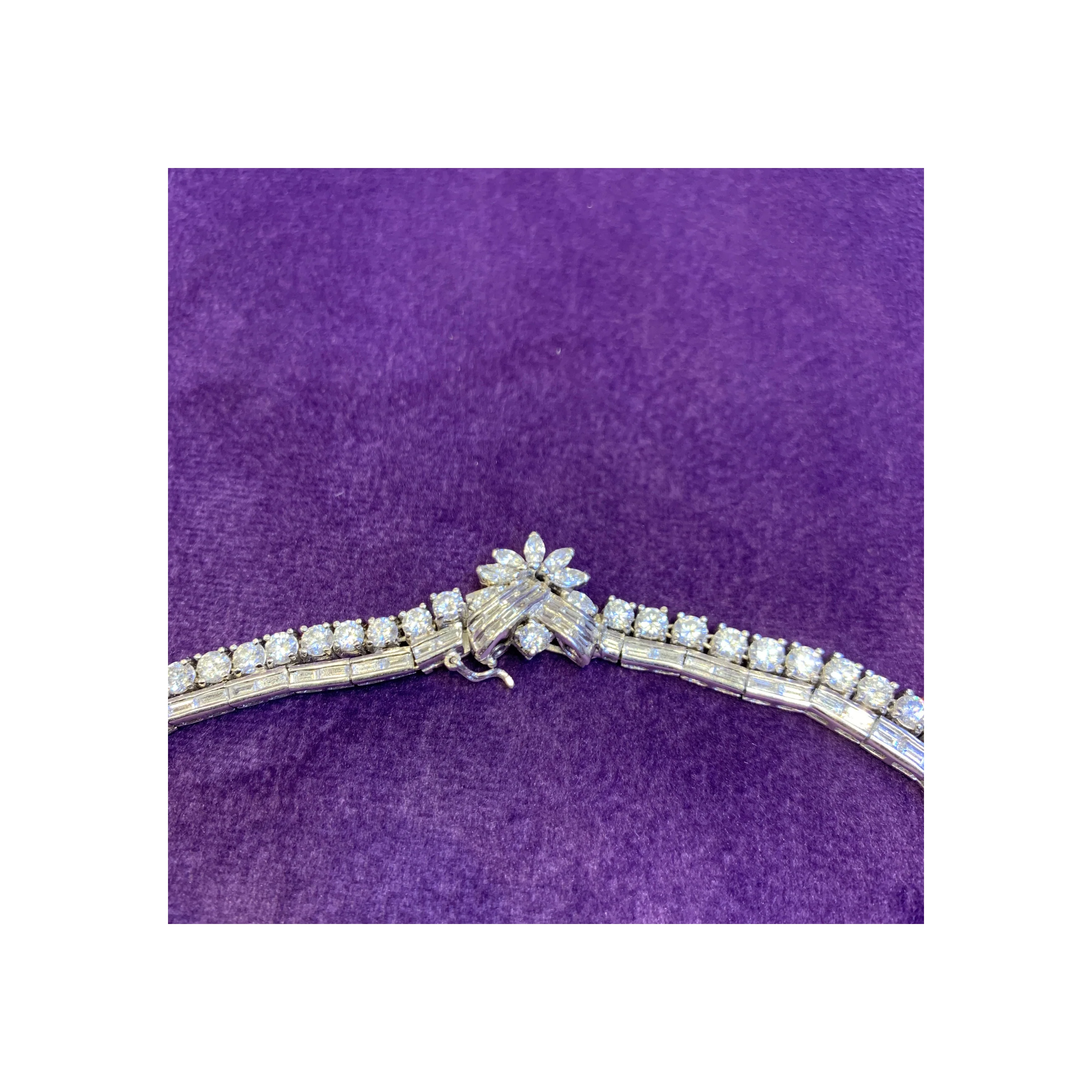 Mid Century Diamond Necklace - Image 9