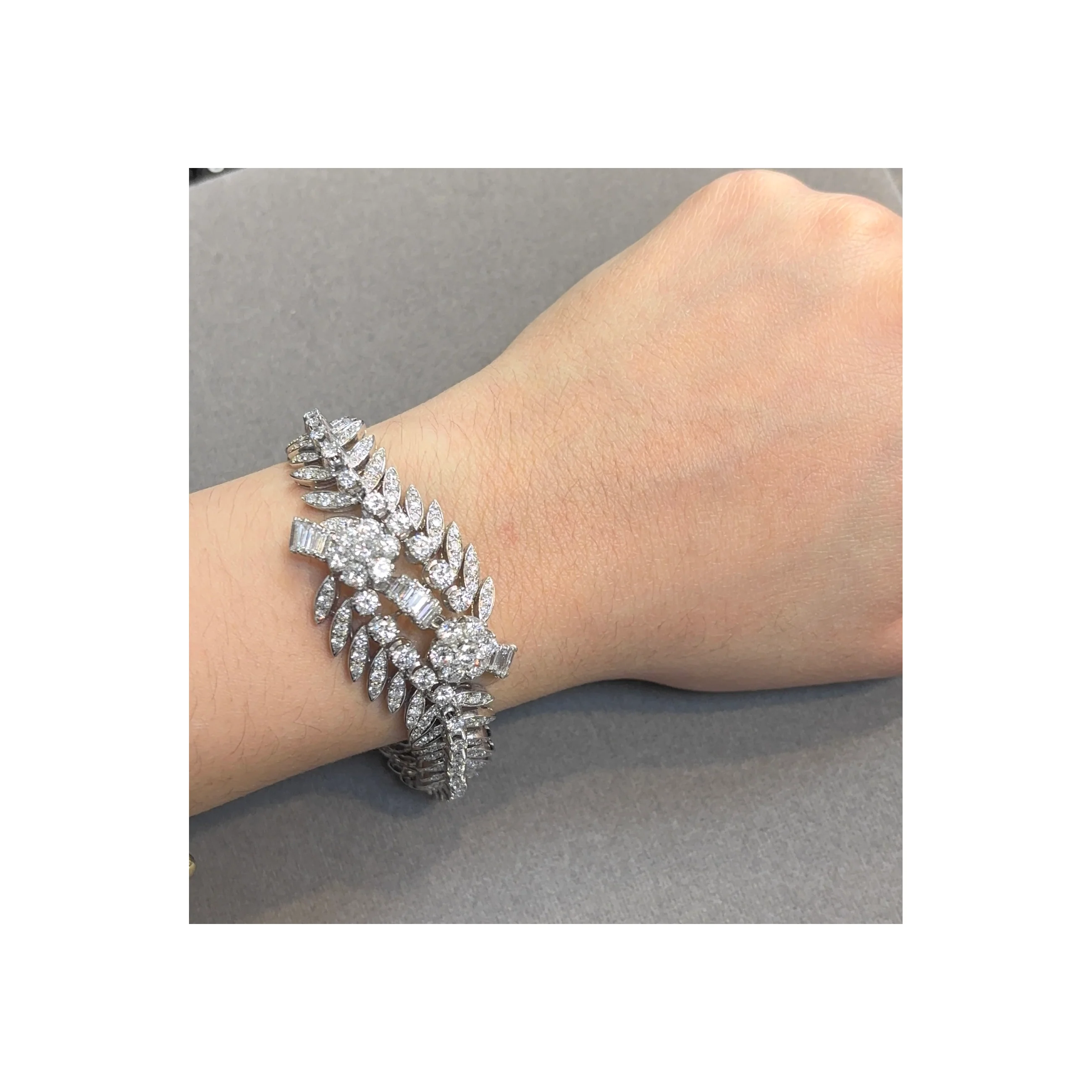 Mixed Cut Diamond Bracelet - Image 2