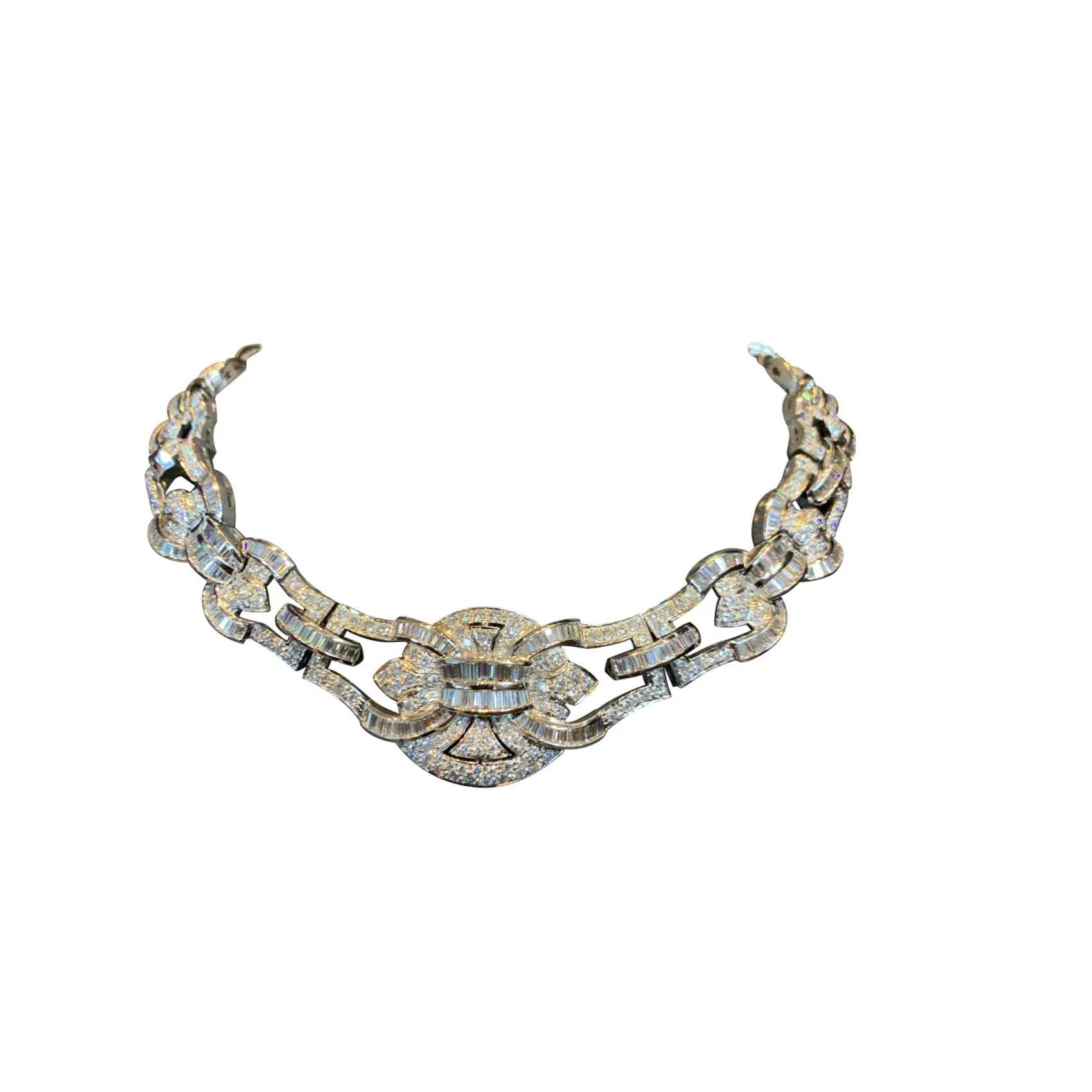 Mixed Cut Diamond Necklace