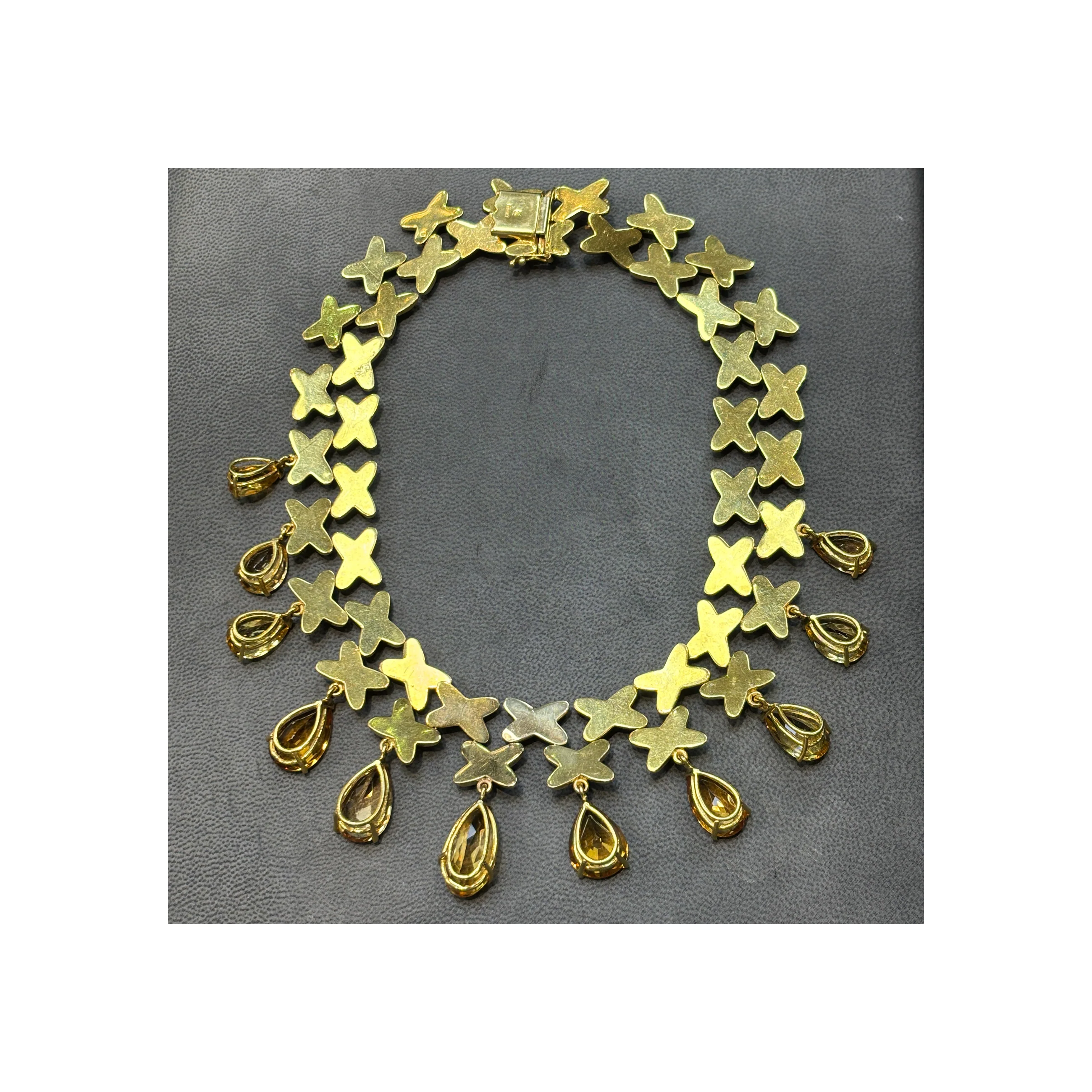 Pear Shape Citrine Necklace - Image 5