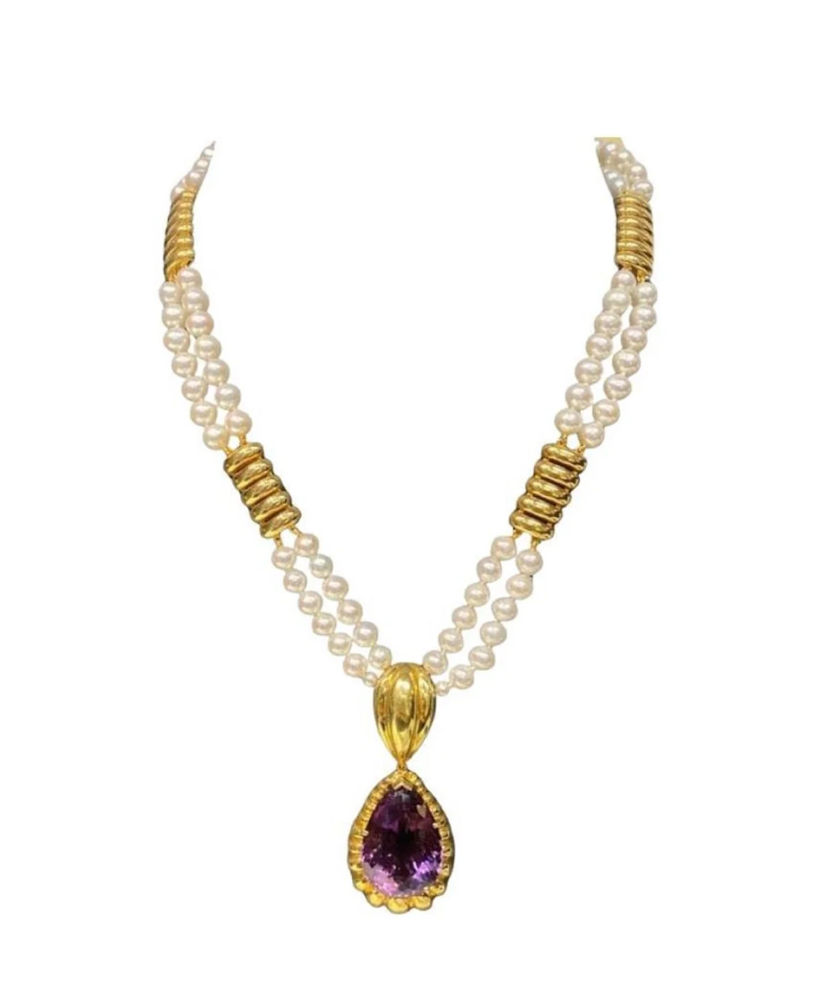 Pearl & Amethyst Necklace