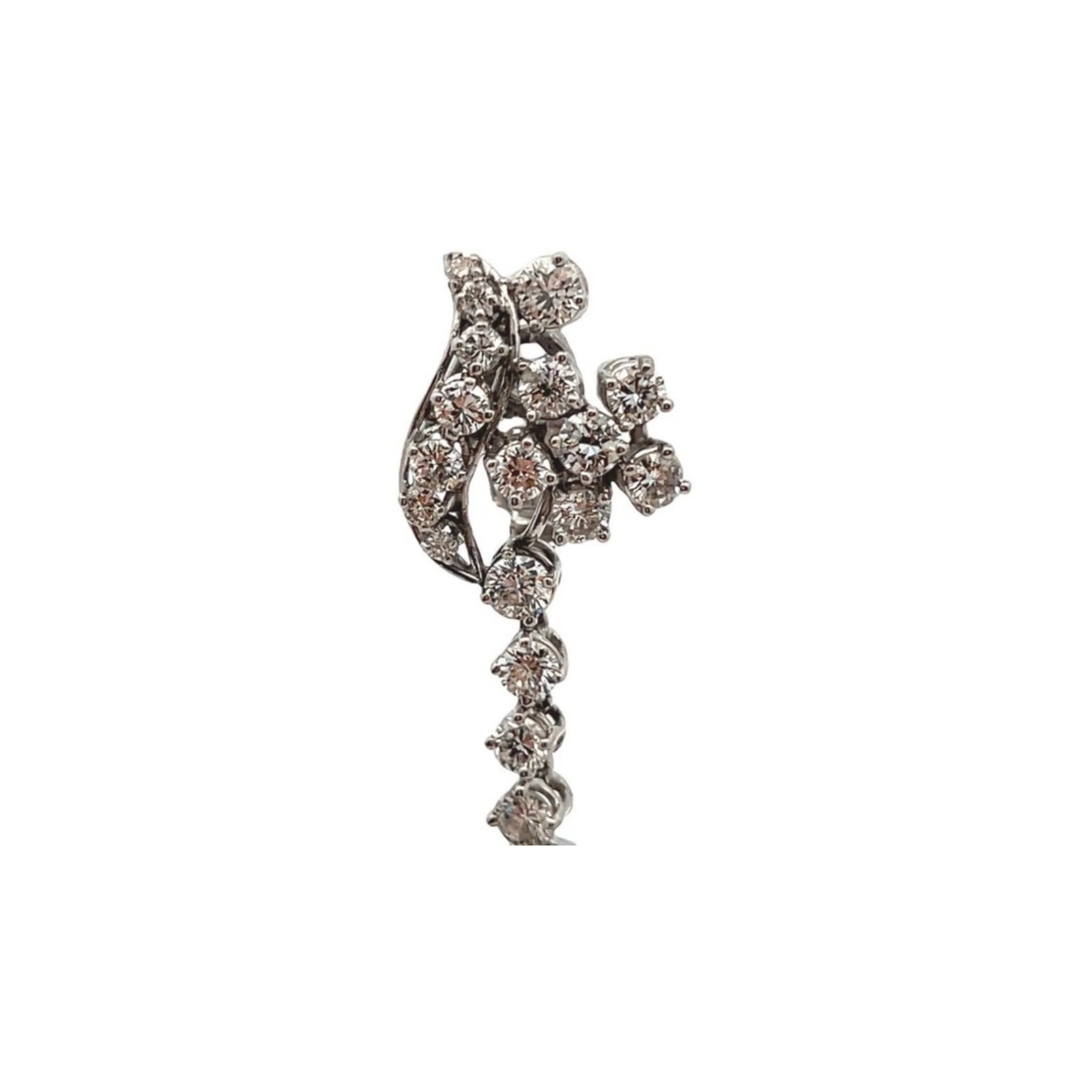 Pearl and Diamond Earrings - Image 8