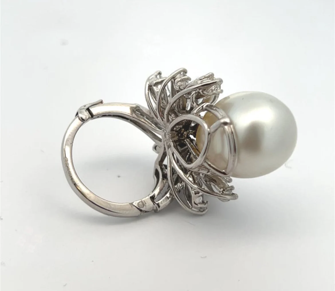 Pearl Cocktail Ring - Image 7