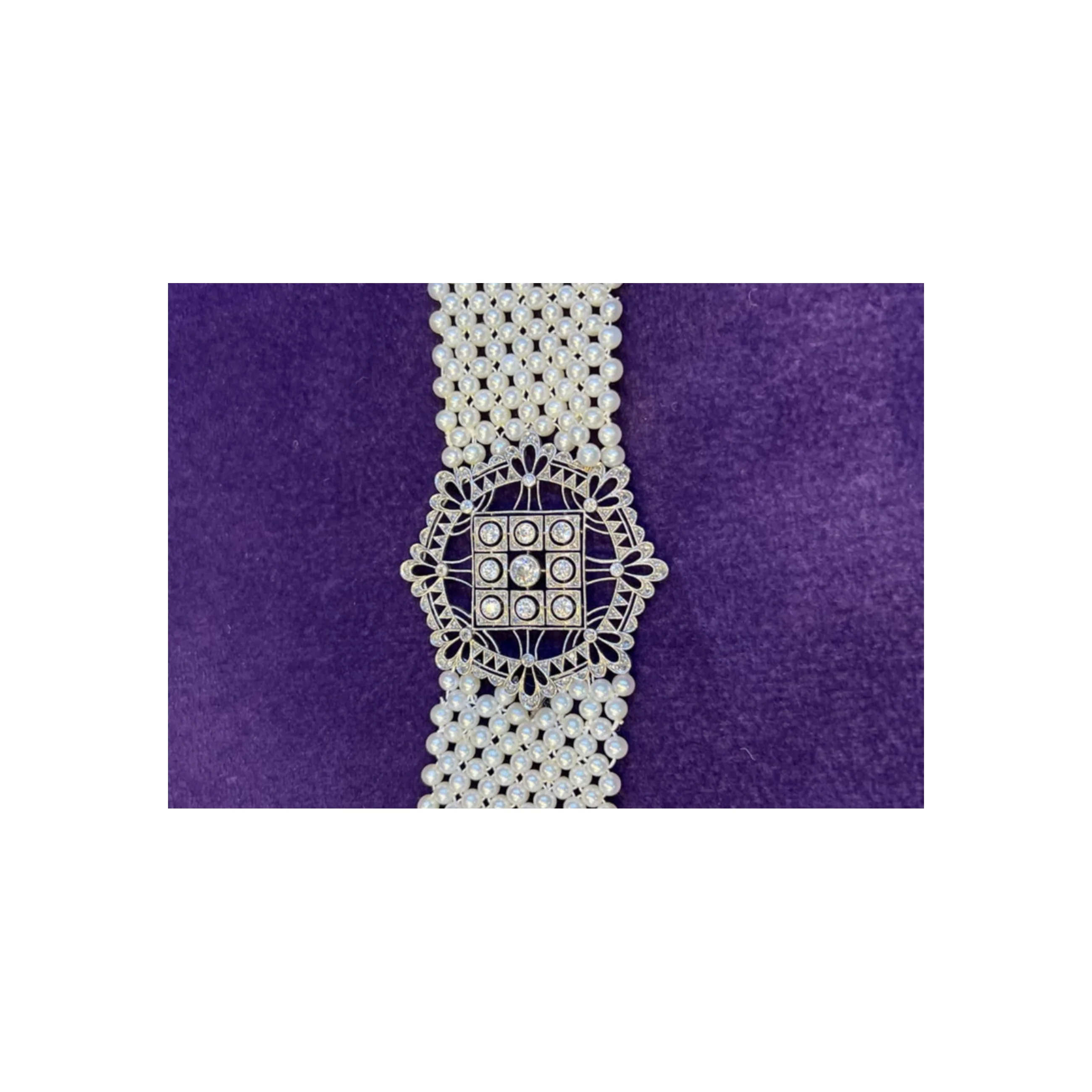 Pearl & Diamond Choker - Image 7