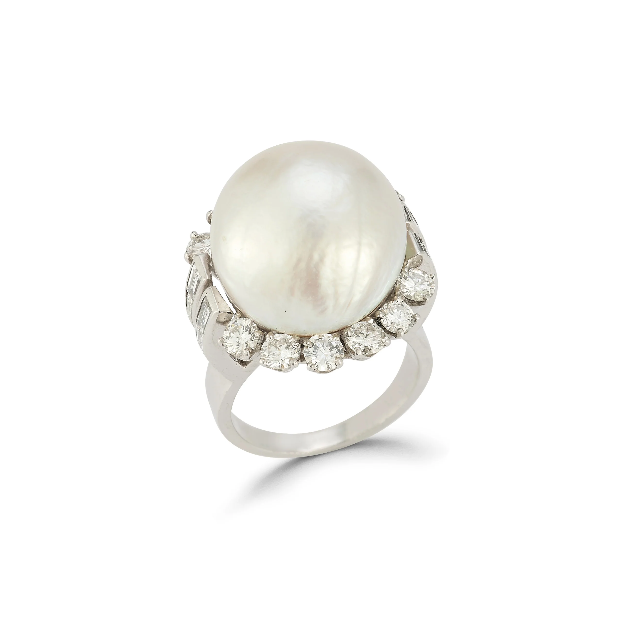 Pearl & Diamond Ring